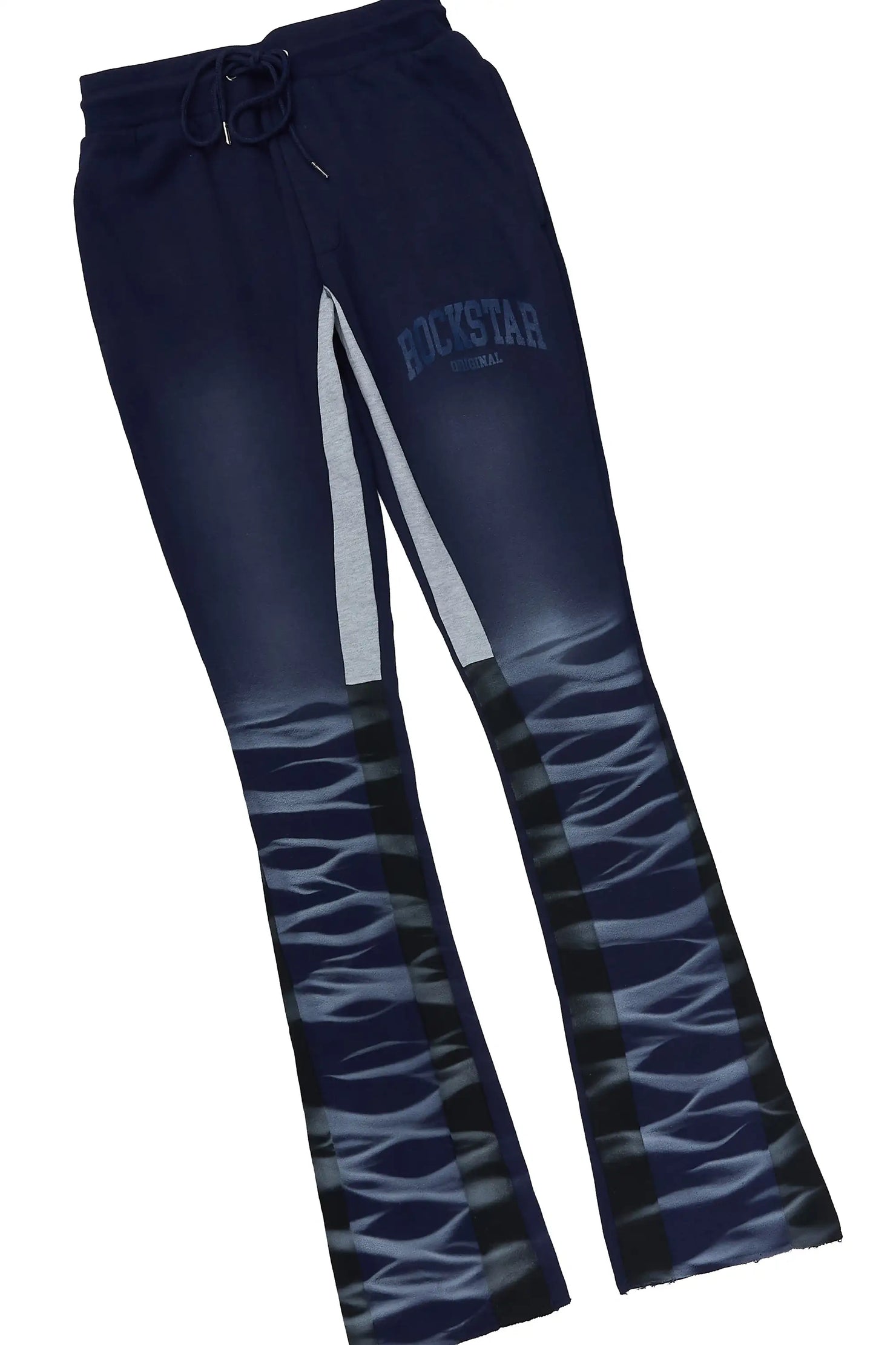 Nelly 2.0 White/Navy T-Shirt/Relaxed Track Set