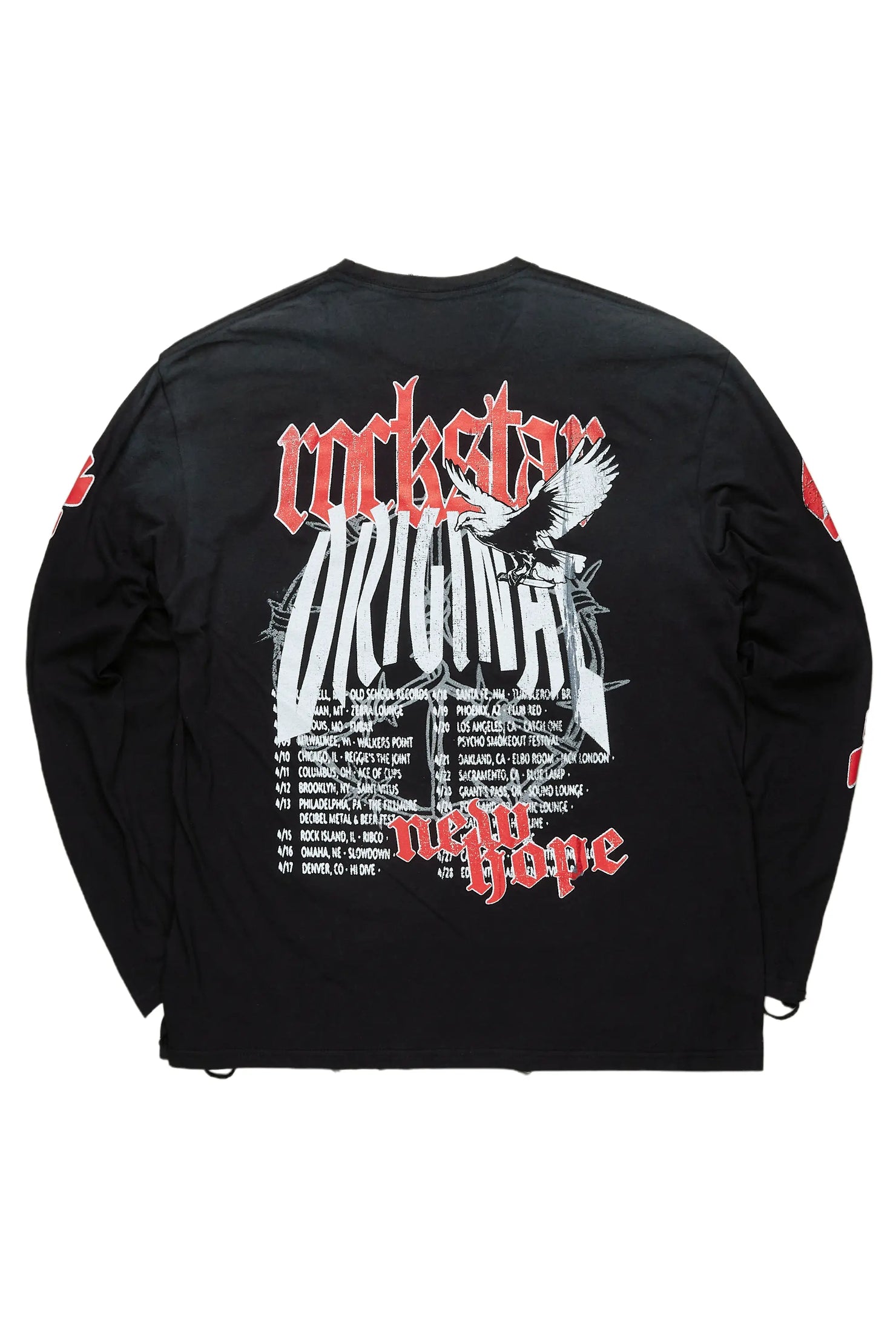 Burial Black Long Sleeve Graphic T-Shirt