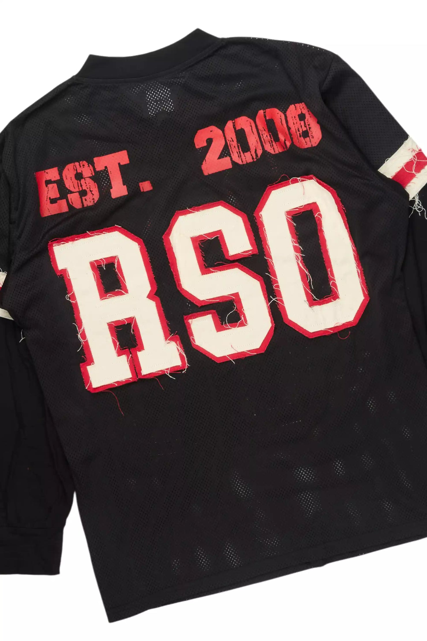 Deston Black Double Layer T-Shirt/Baggy Pant Set