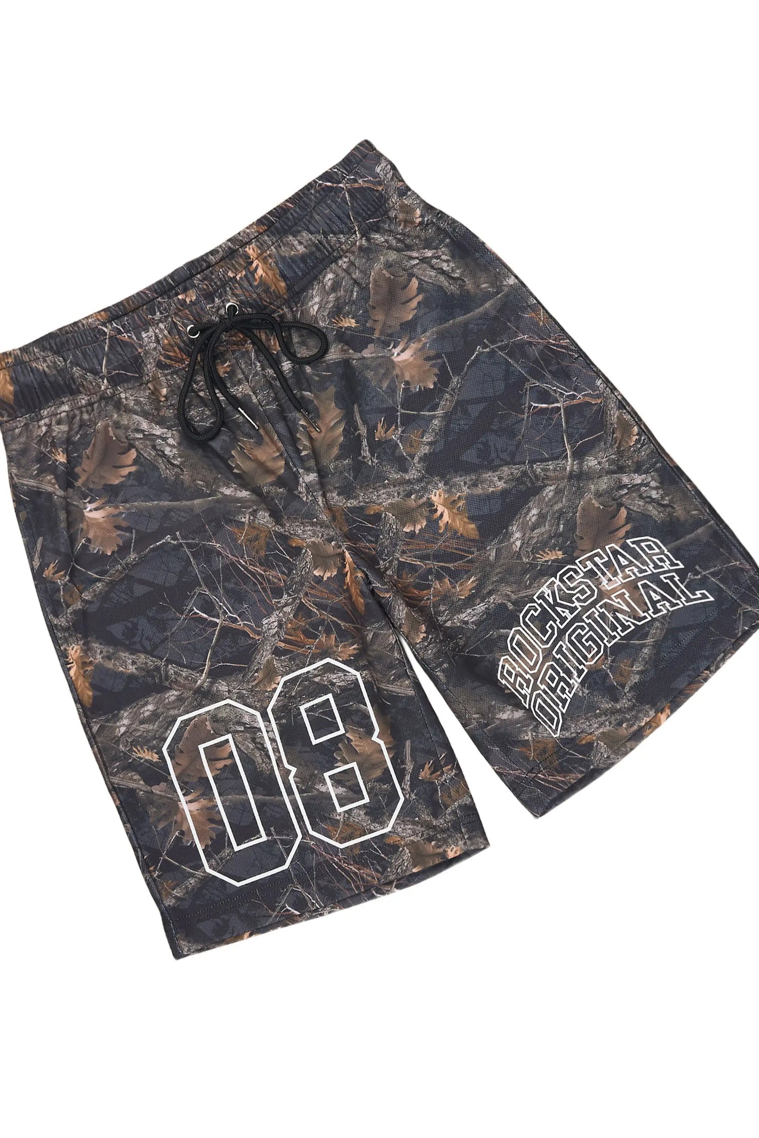 Desiero Black Camo T-Shirt Short Set