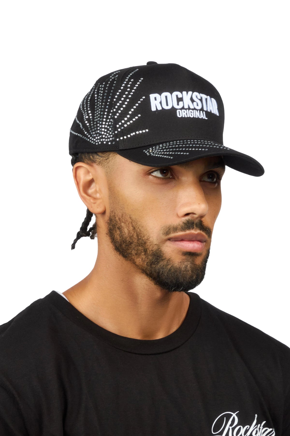 Baldwin Black Rhinestone Trucker Hat