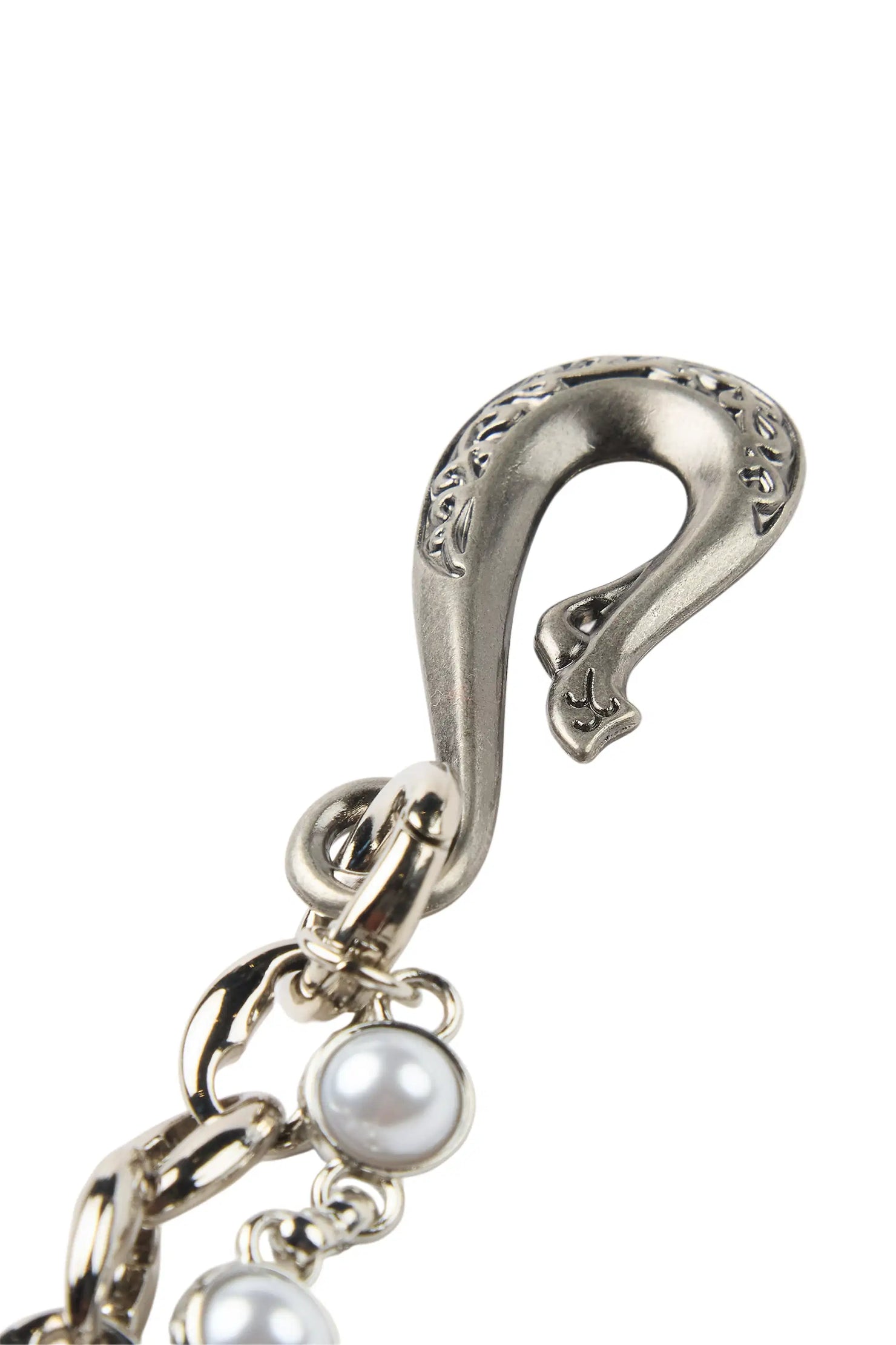 Josiane Silver Wallet Chain
