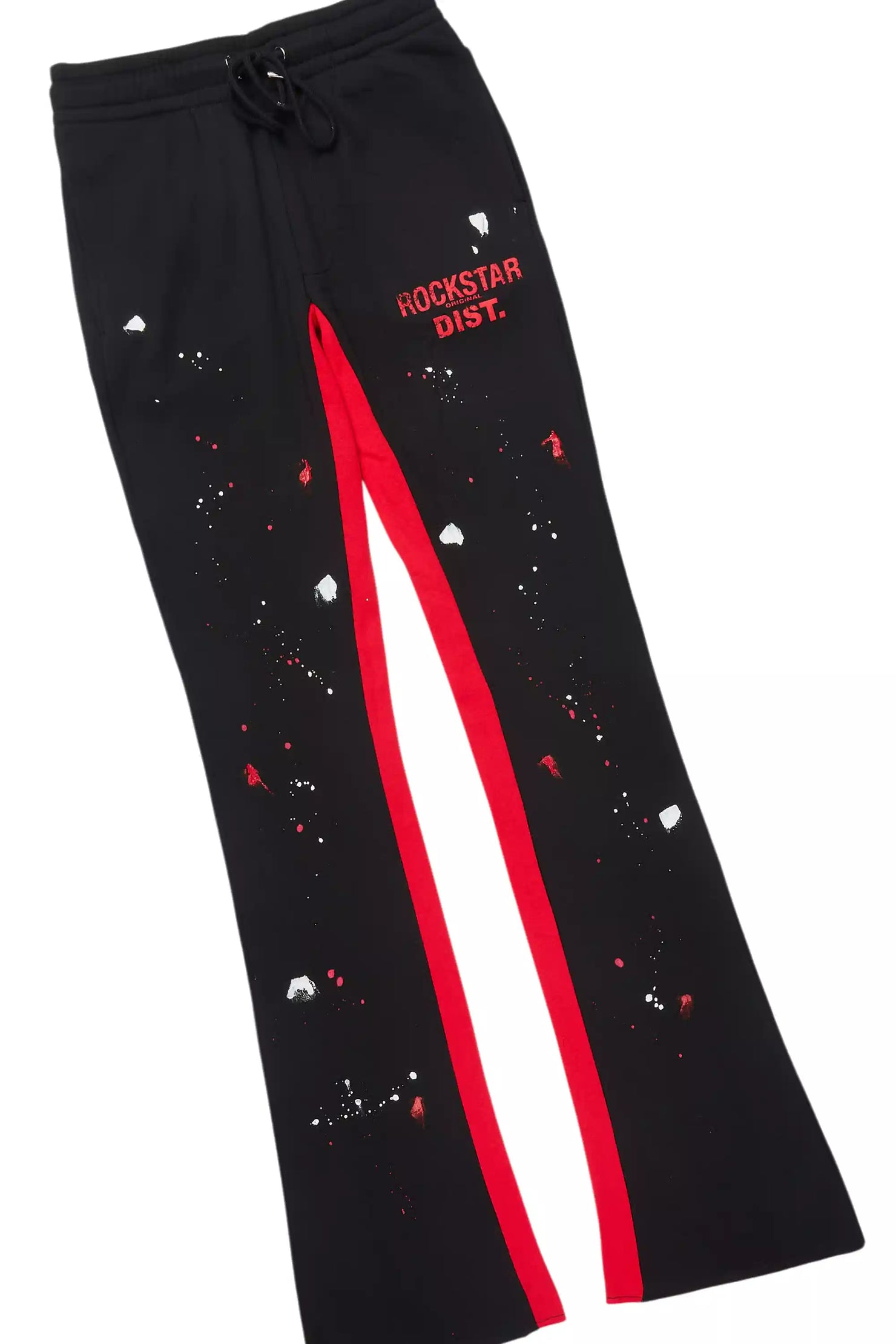 Scottie Black/Red Hoodie/Baggy Track Pant Set