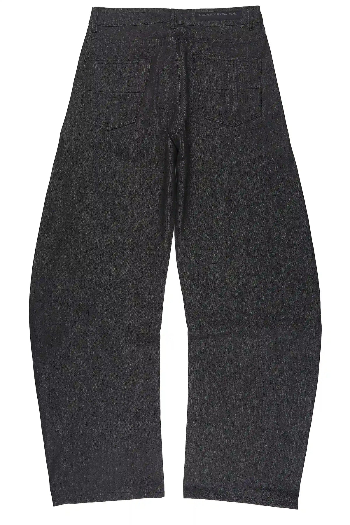 Fame Raw Black Barrel Fit Jean
