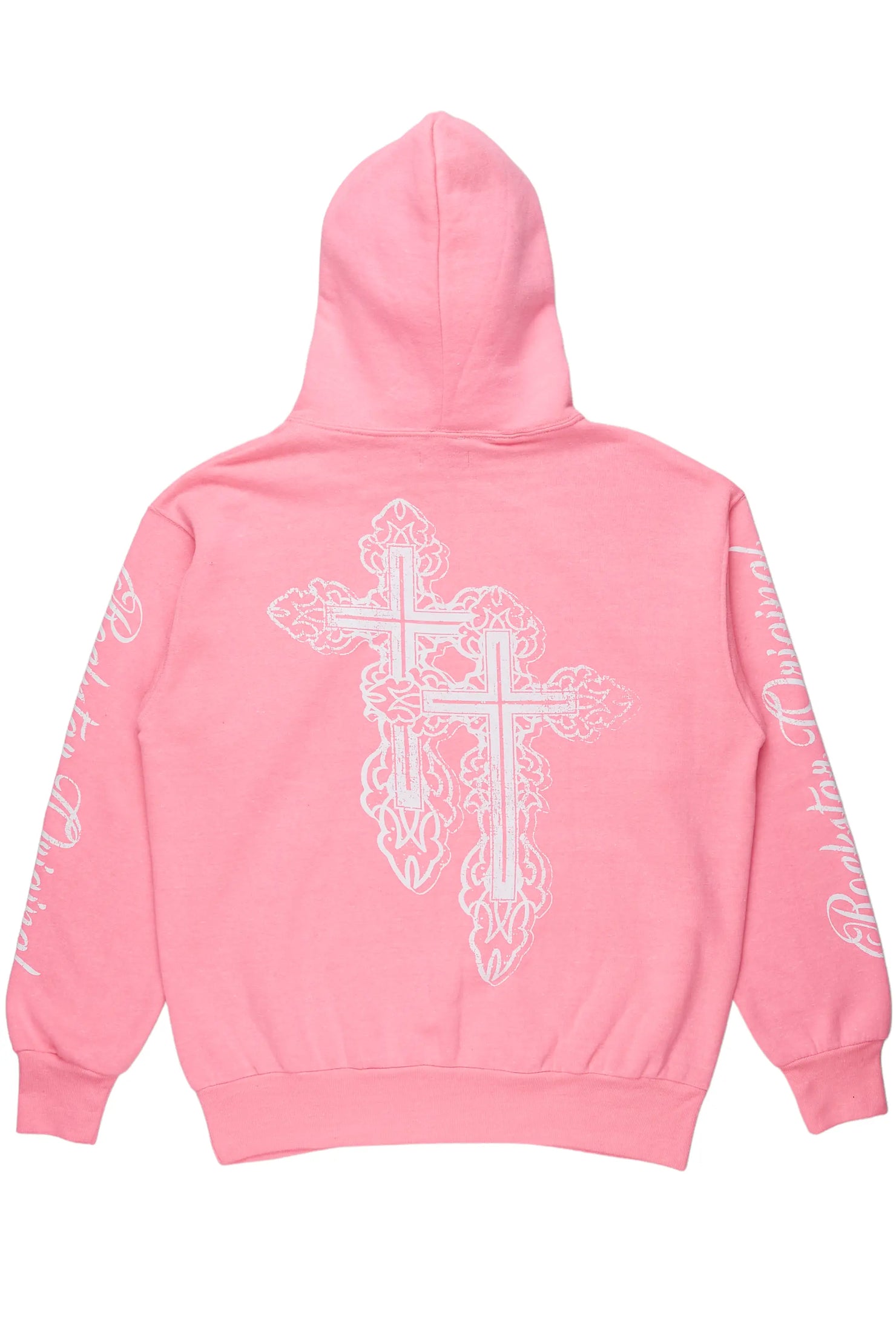 Tionnie Pink Oversized Hoodie