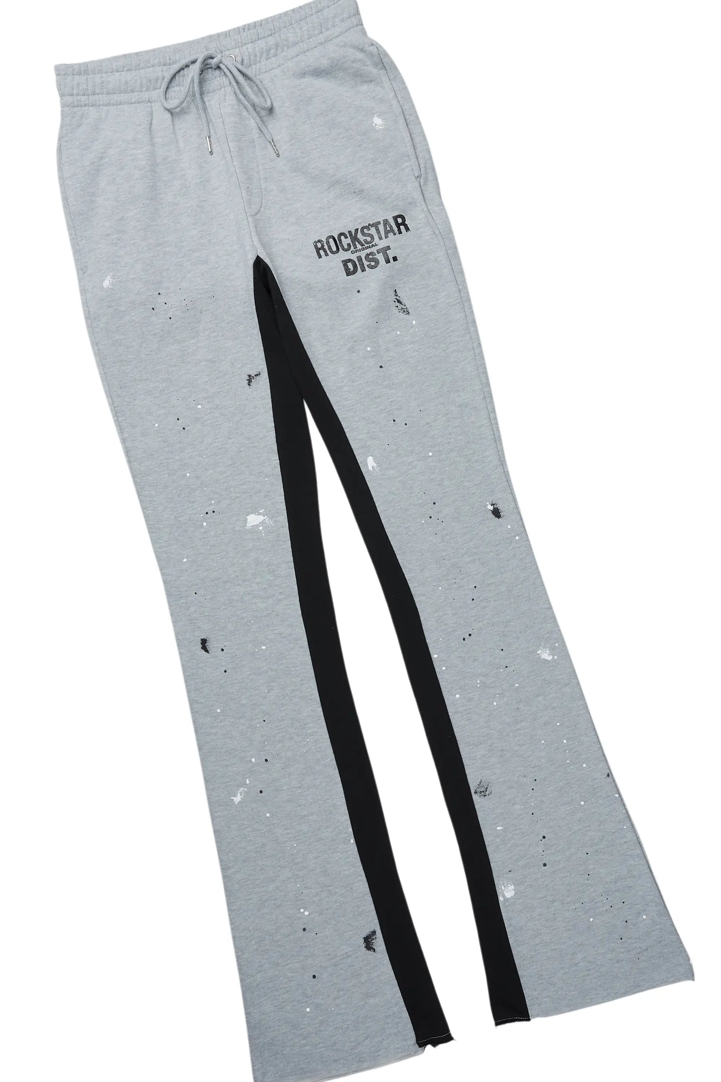 Scottie White/Grey Long Sleeve T-Shirt/Baggy Pant Set