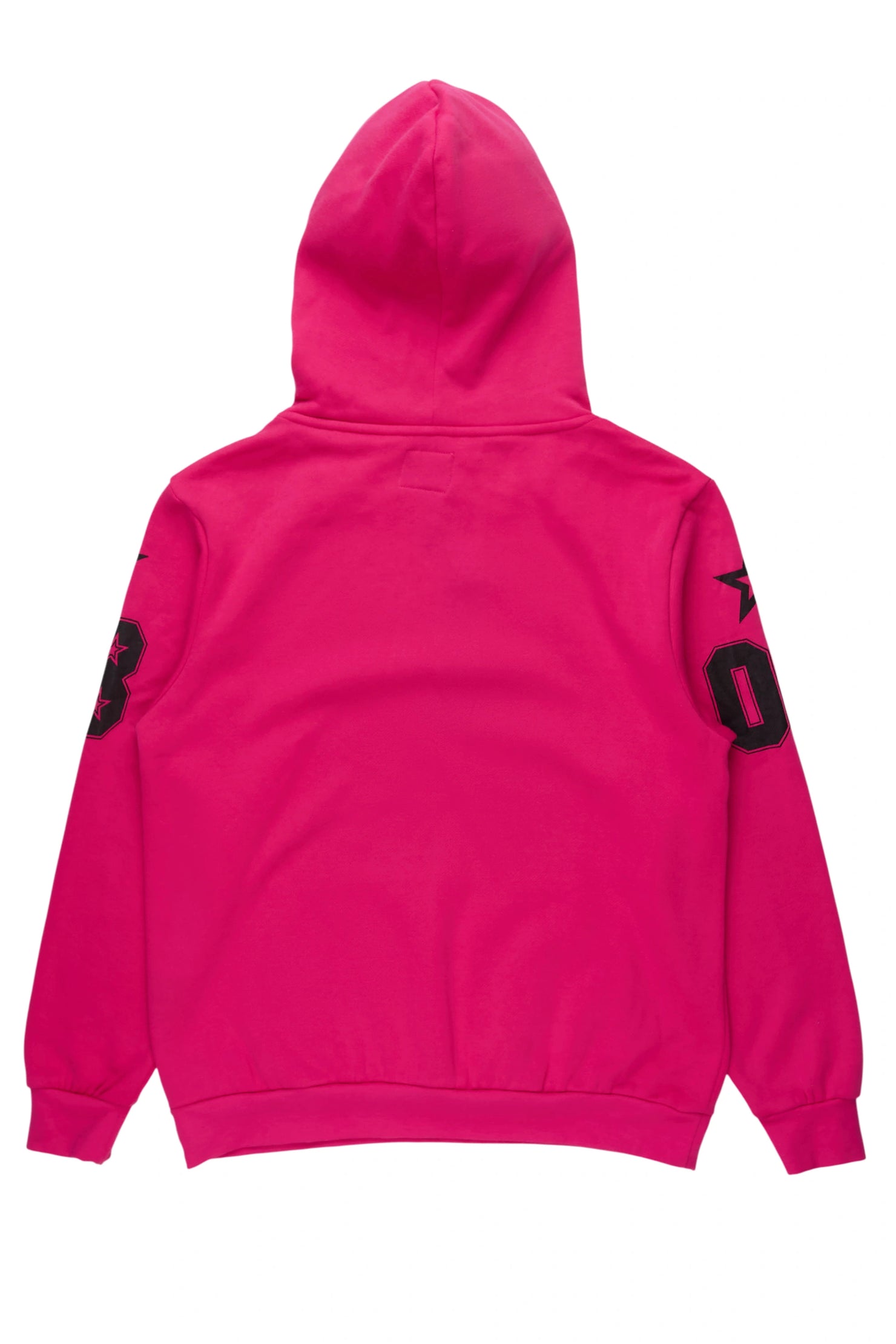 Skender Fuchsia/Black Graphic Hoodie