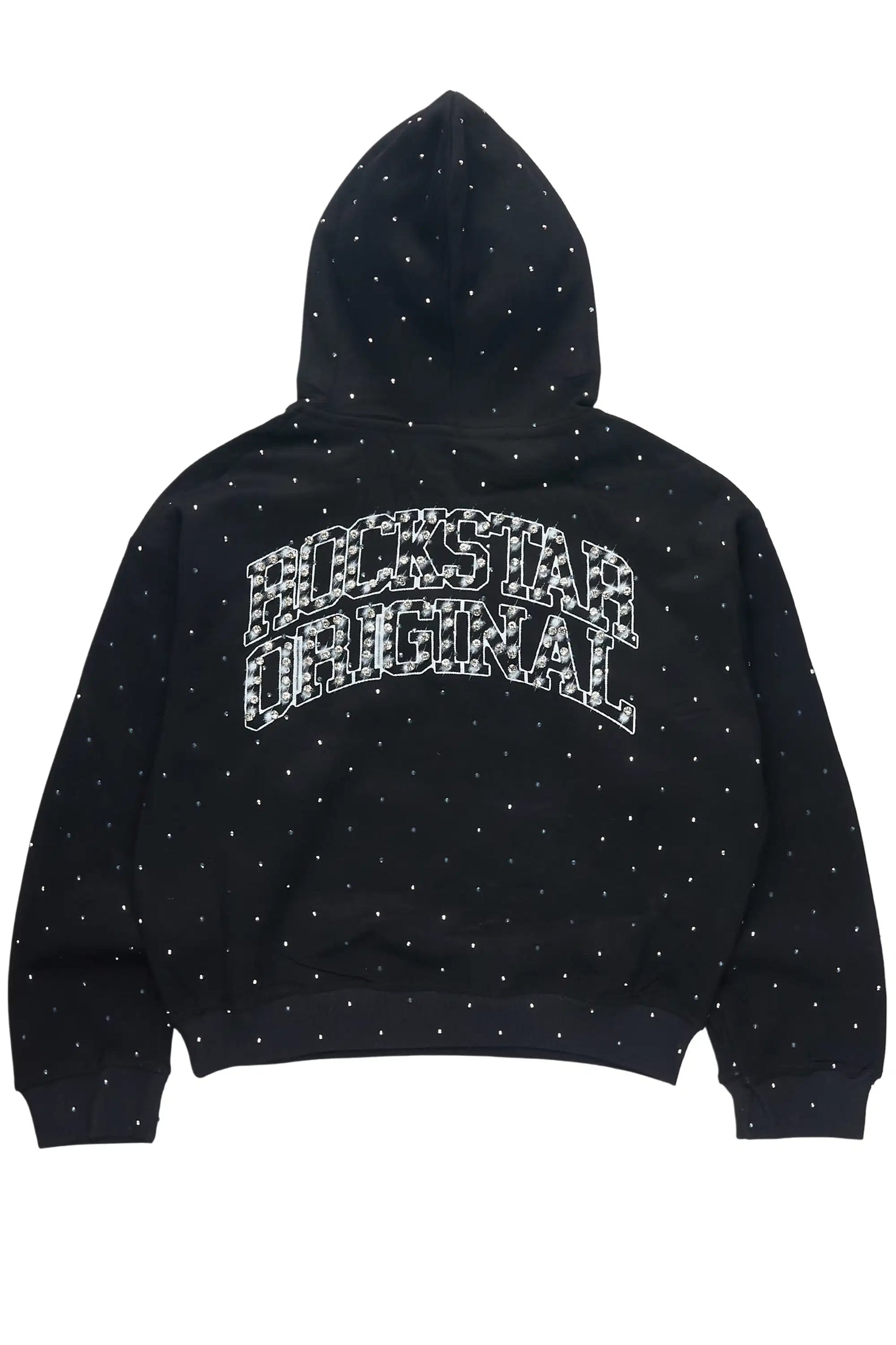 Jayla Black Rhinestone Hoodie