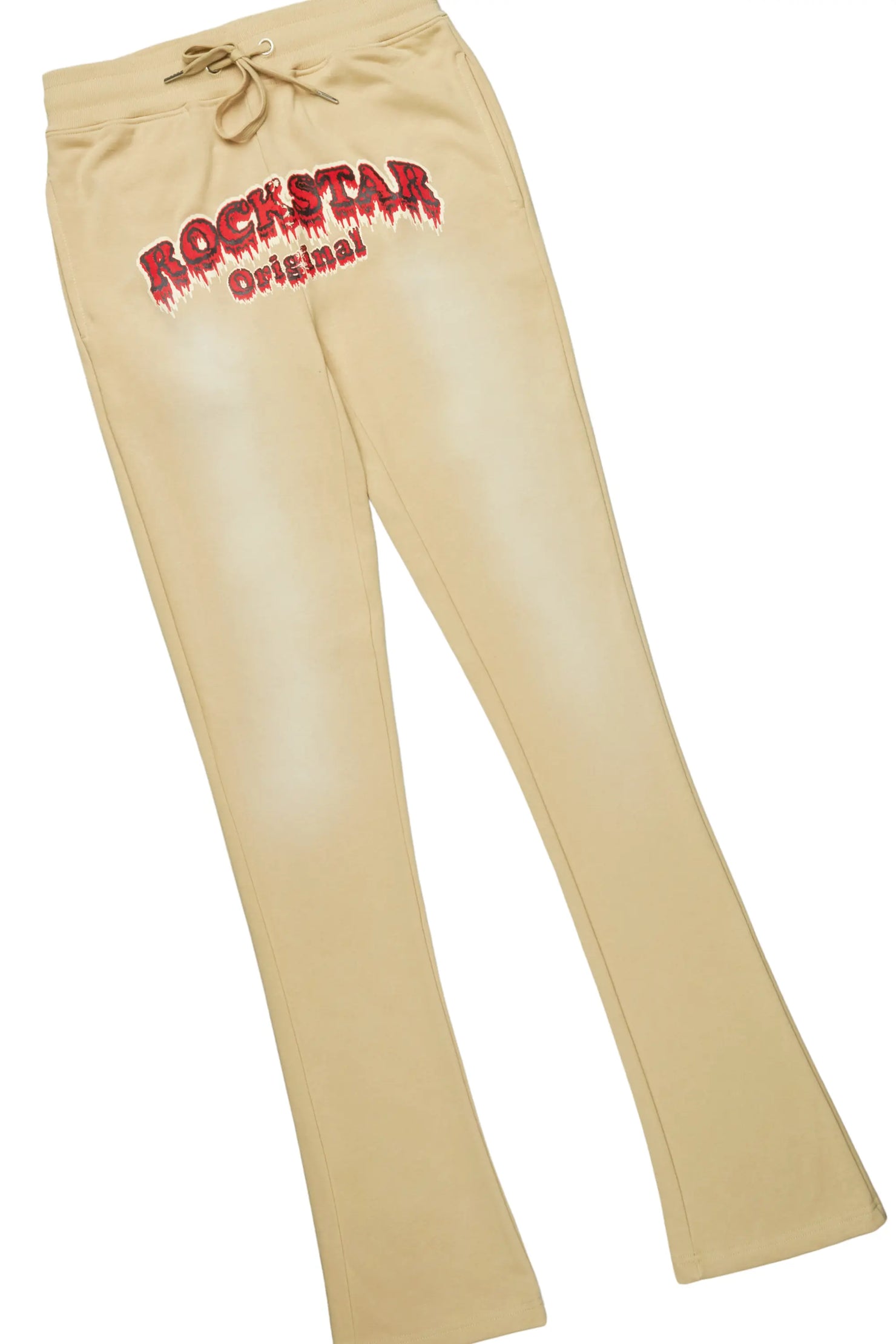 Tabor White/Beige T-Shirt/Stacked Flare Track Set