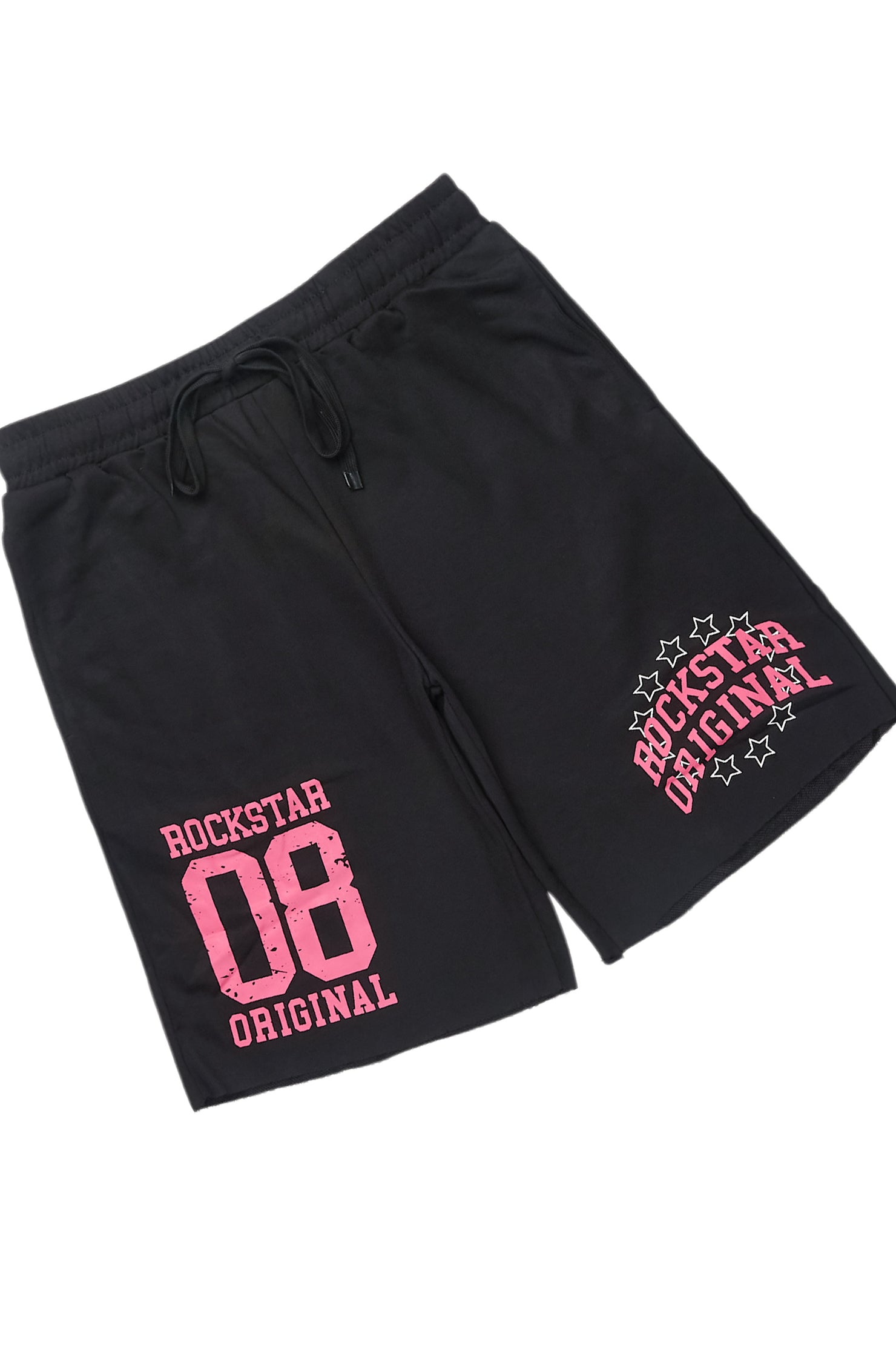 Ronnica Black T-Shirt Short Set