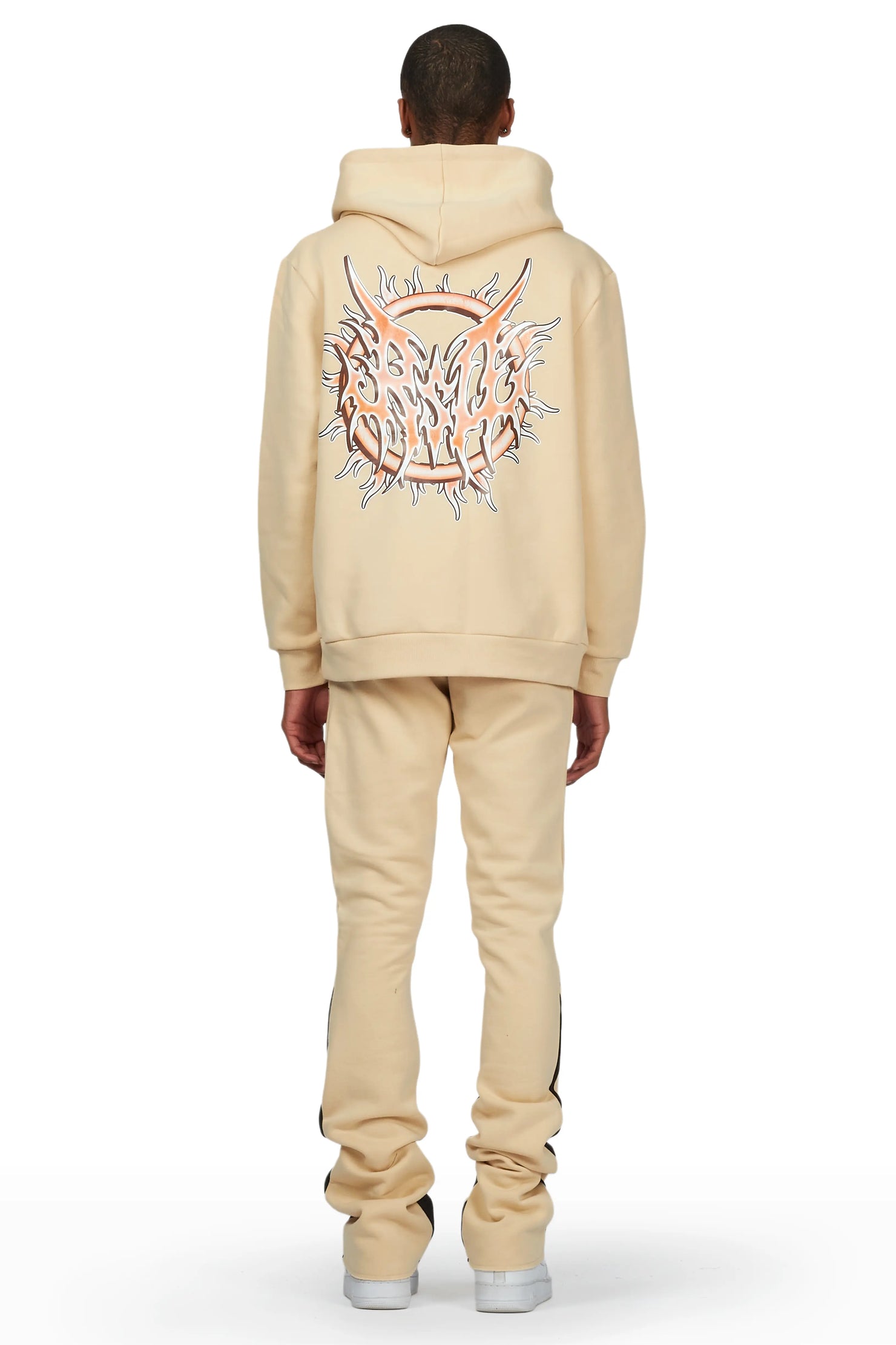 Inigo Beige/Black Stacked Flared Track Set