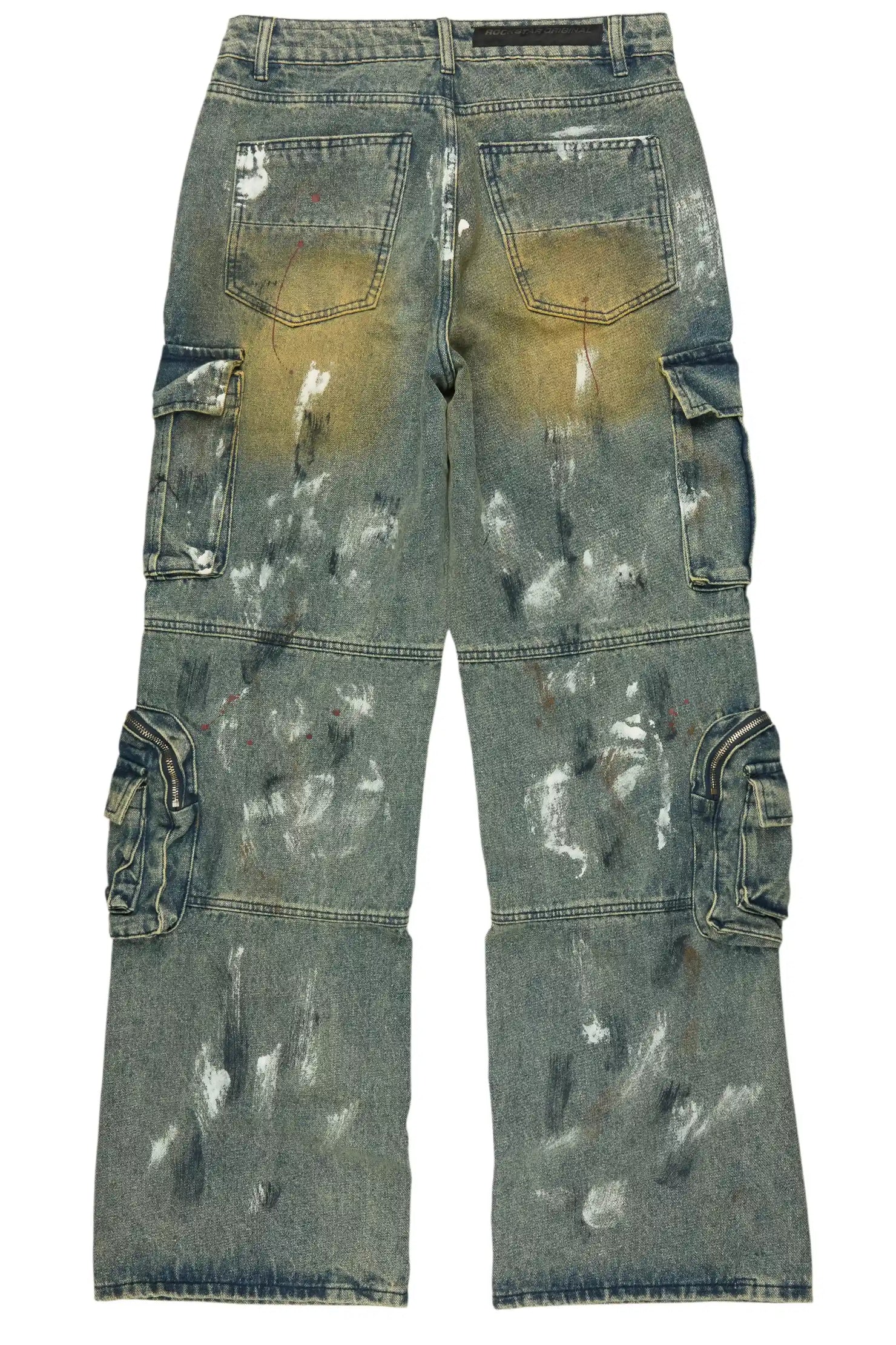 Ermis Dark Blue Baggy Jeans