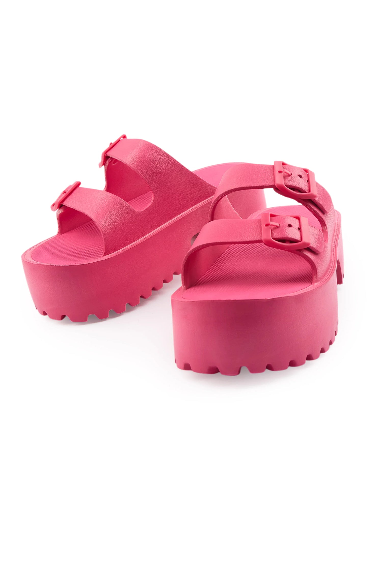 Antwona Fuchsia Platform Sandals