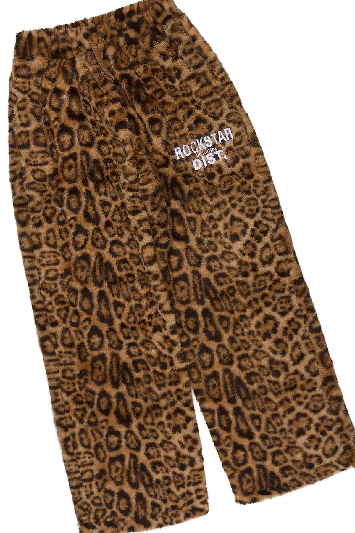 Girls Nameri Brown Cheetah Zip Up Hoodie/Baggy Track Set