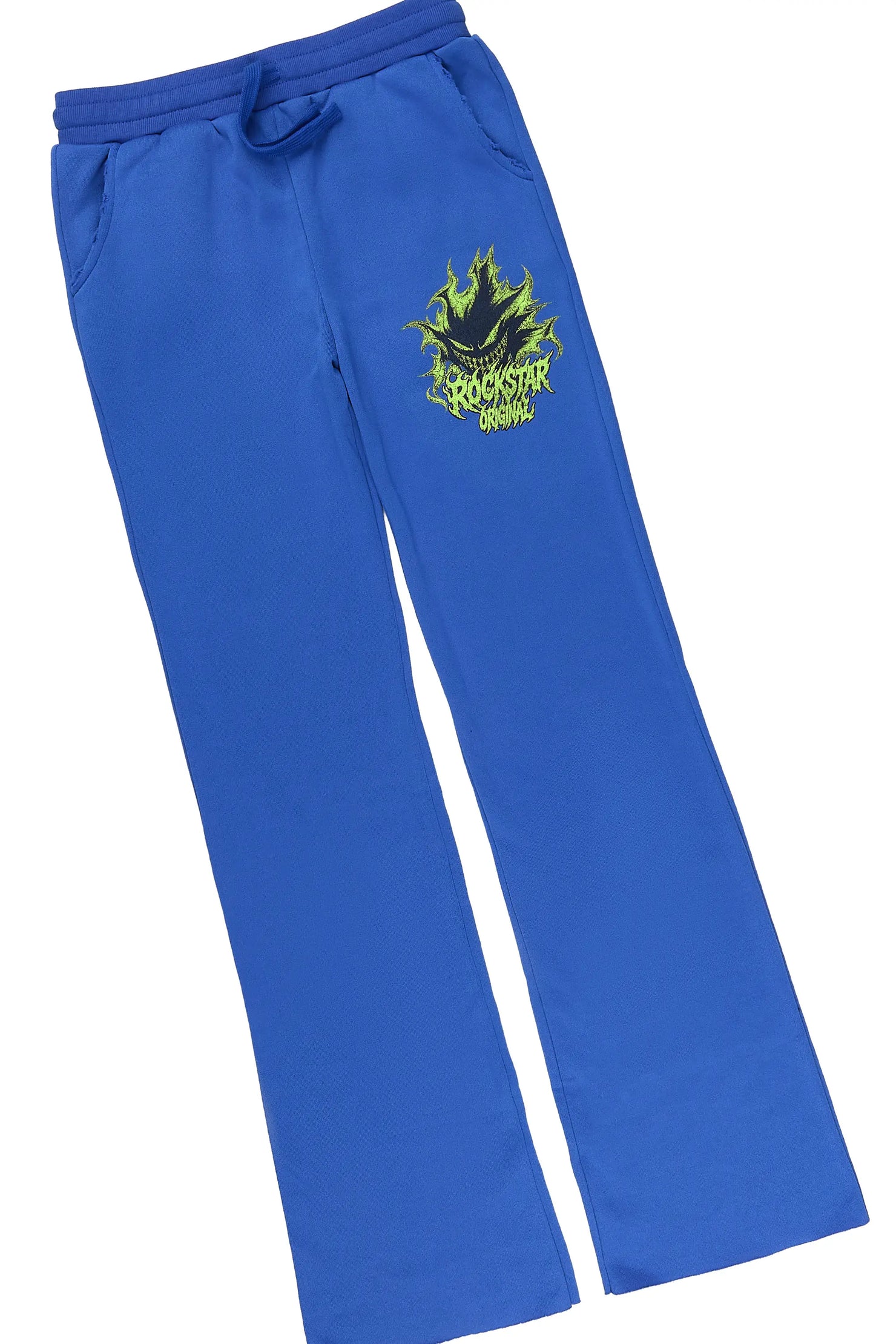 Boys Glaston Royal Blue Stacked Hoodie Track Set