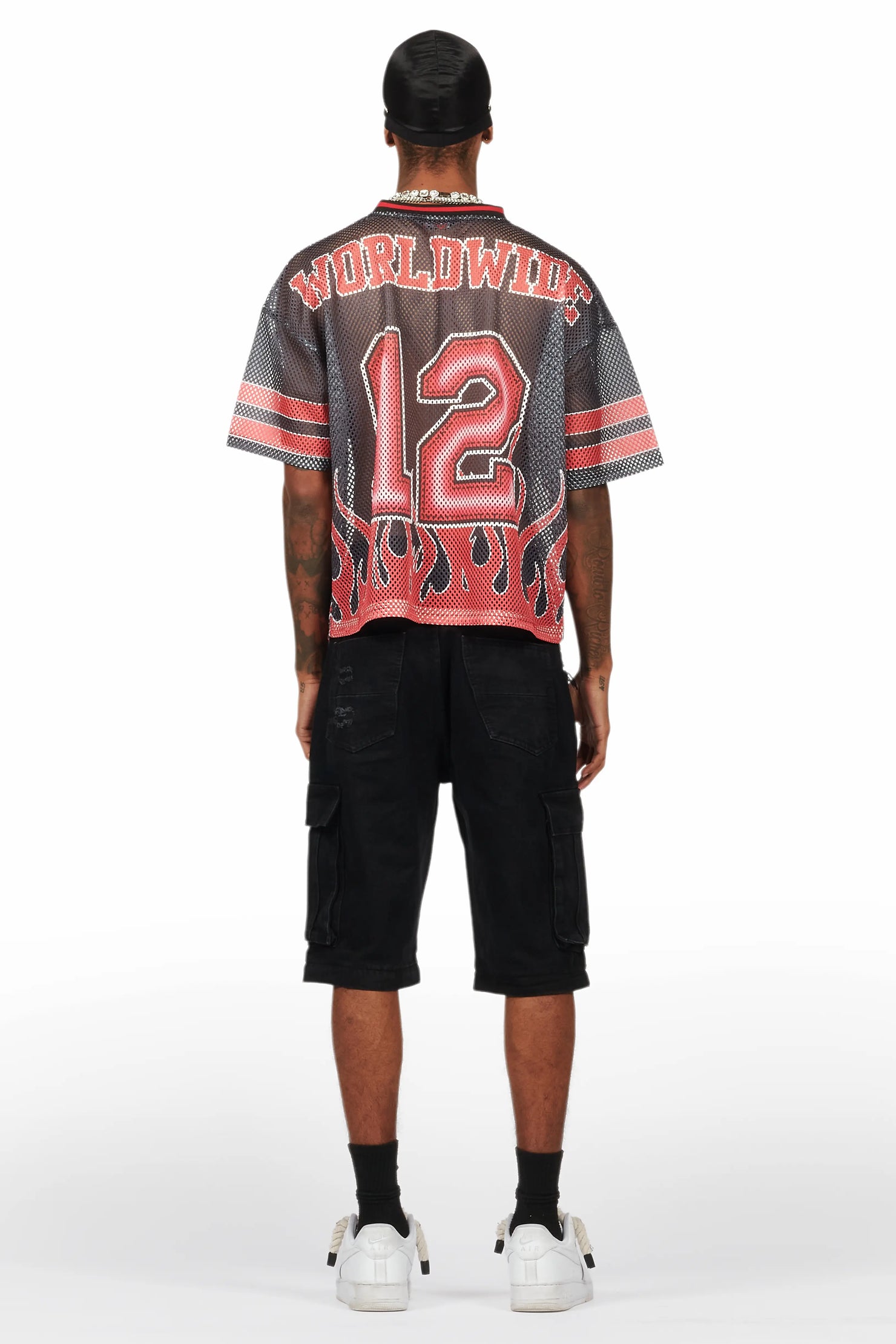 Rupert Black Baggy Fit Zip Off Jean