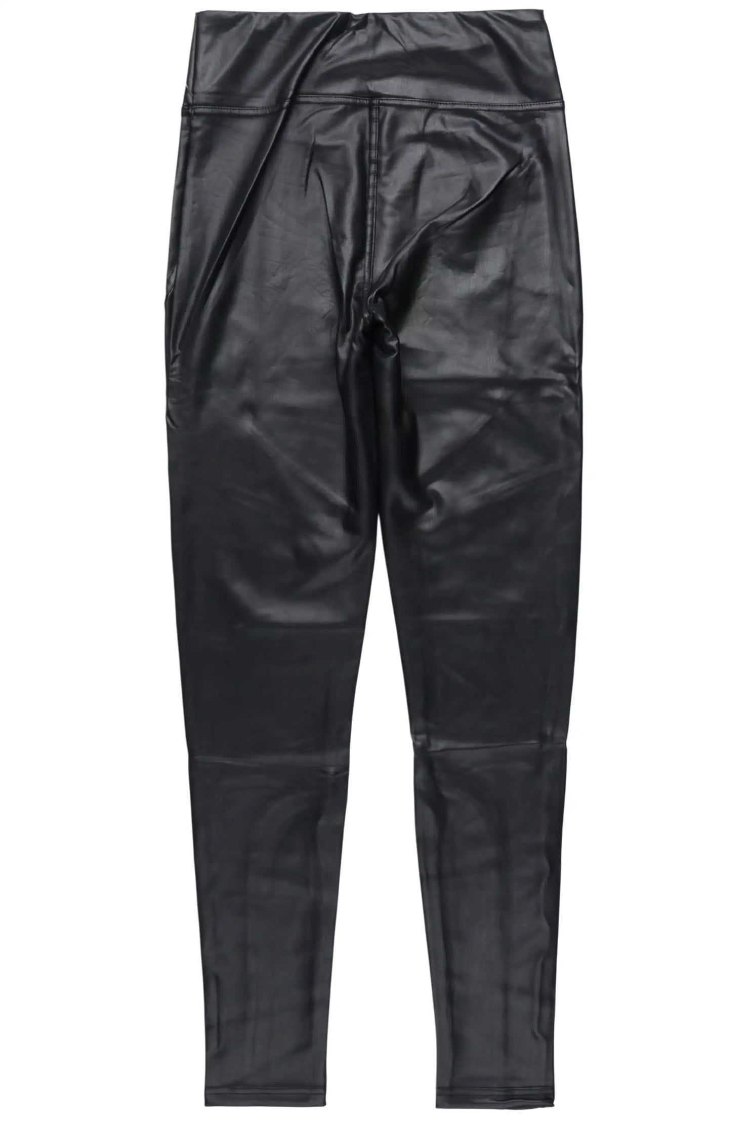 Tyia Black Faux Leather Legging