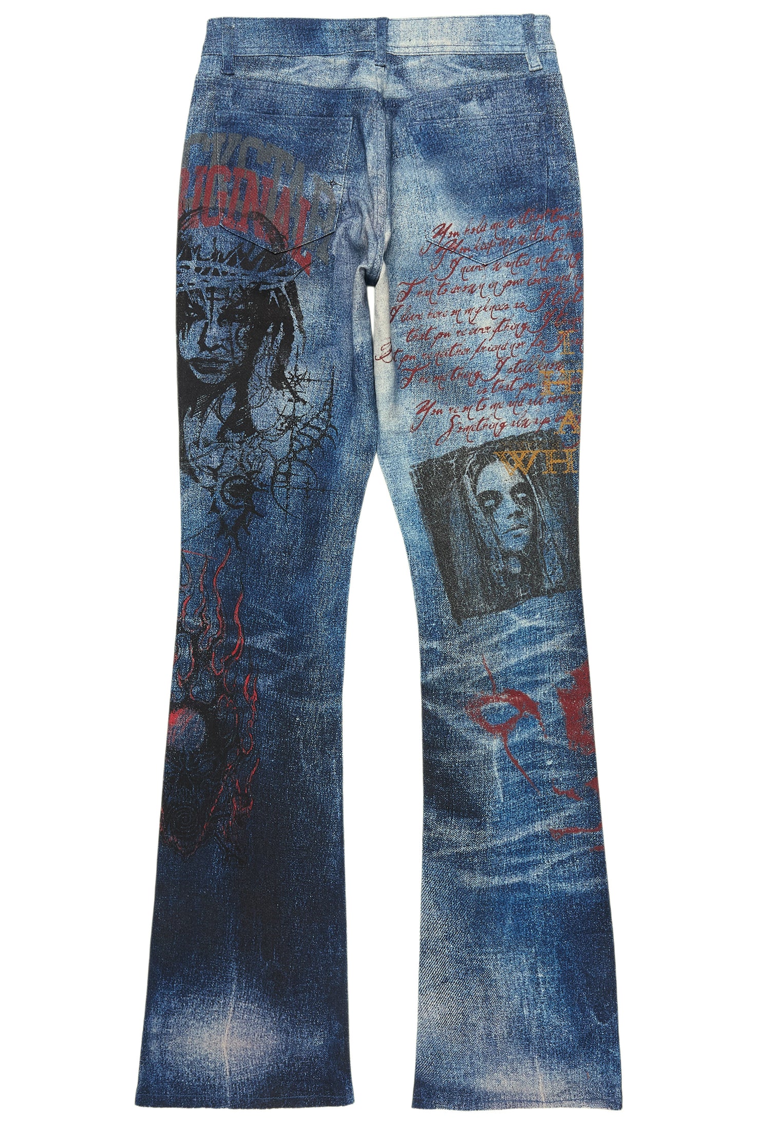 Blaytex Blue Stacked Flare Jean