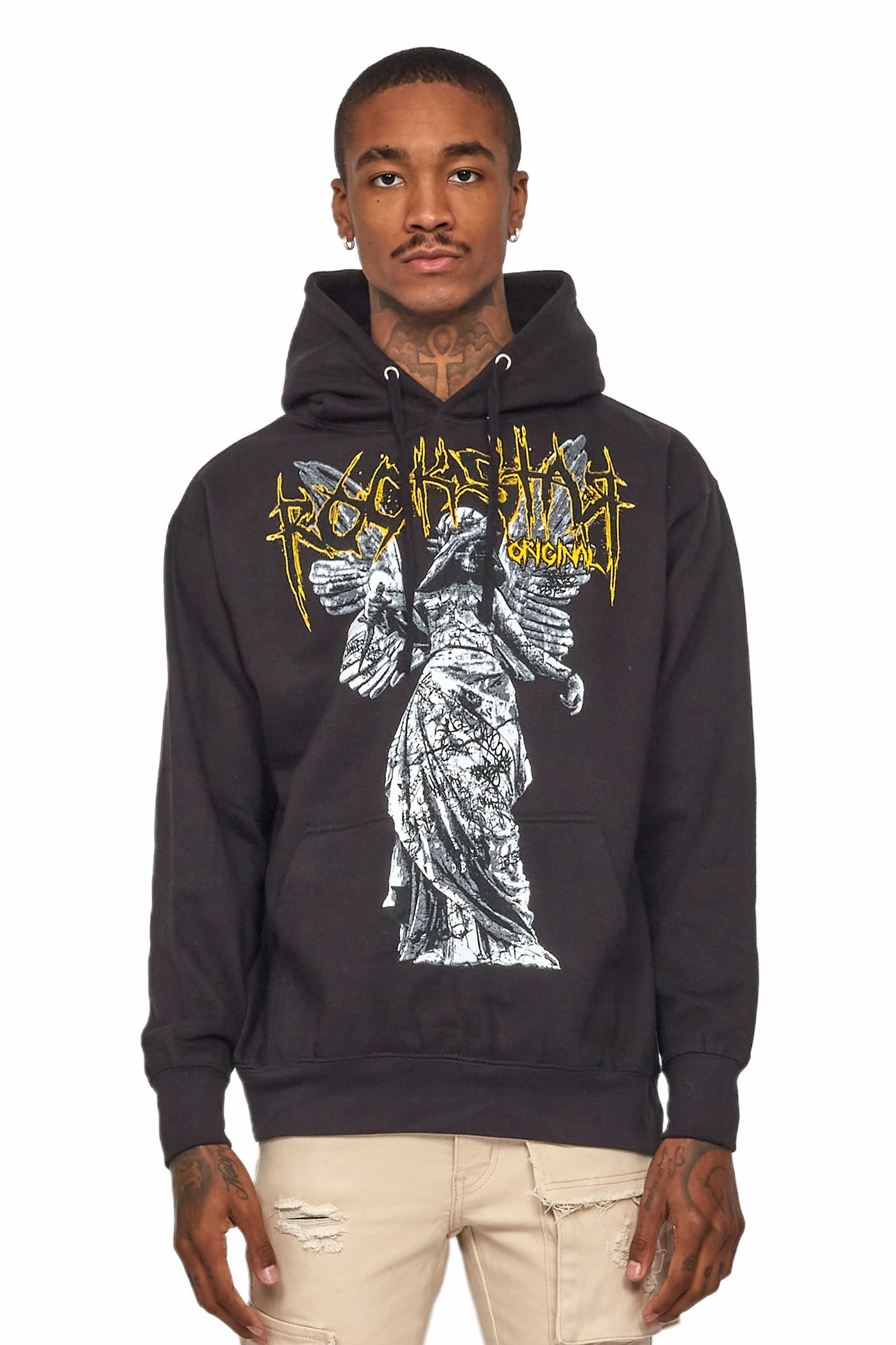 Mathias Black Graphic Hoodie