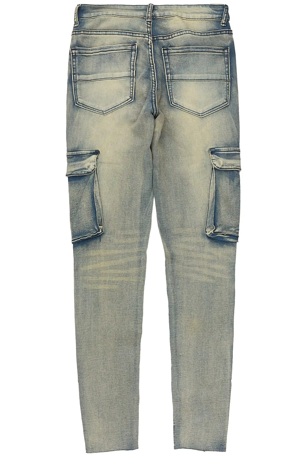 Kimwona Tinted Wash Cargo Skinny Jean