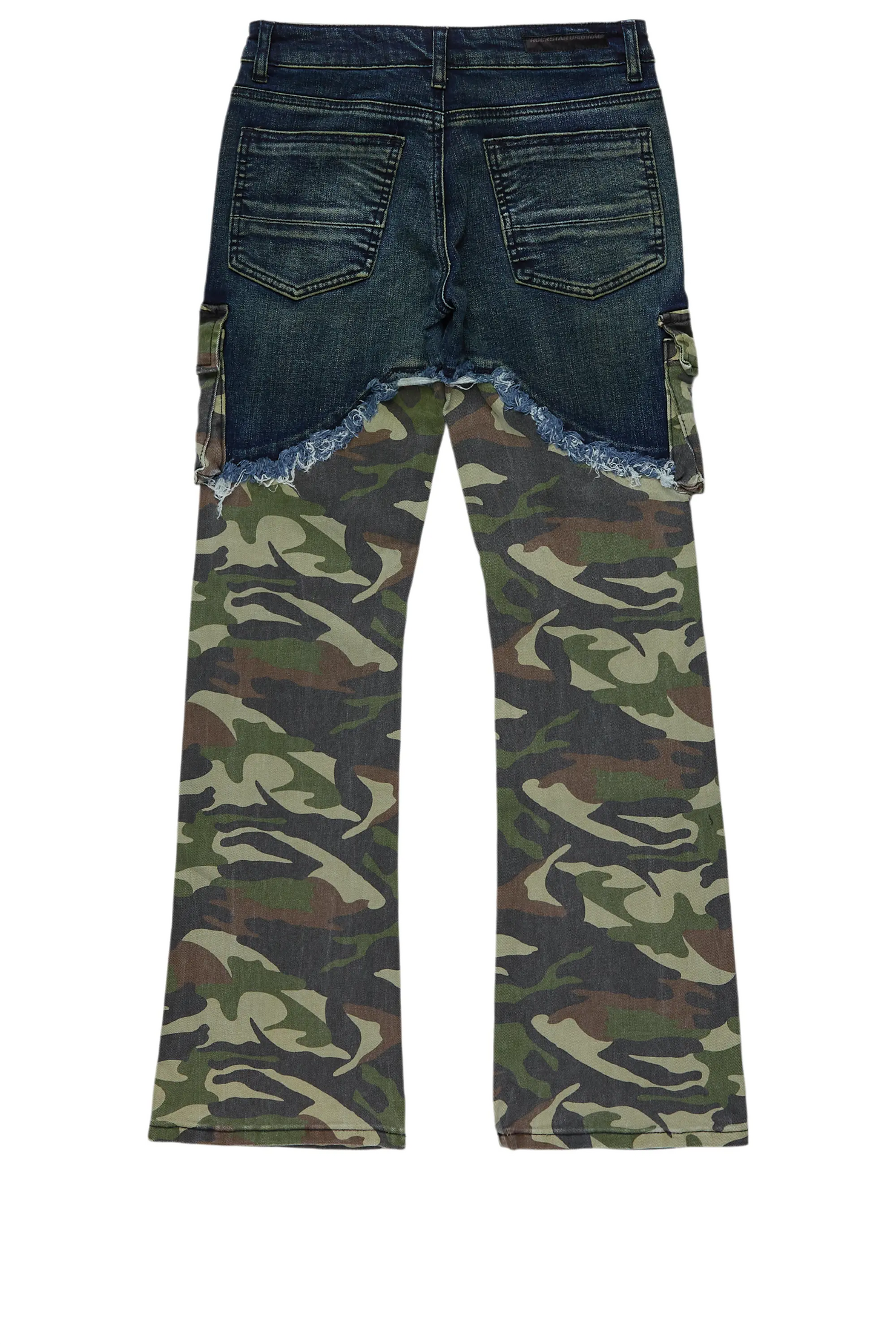 Boys Denka Dark Blue Stacked Fit Jean