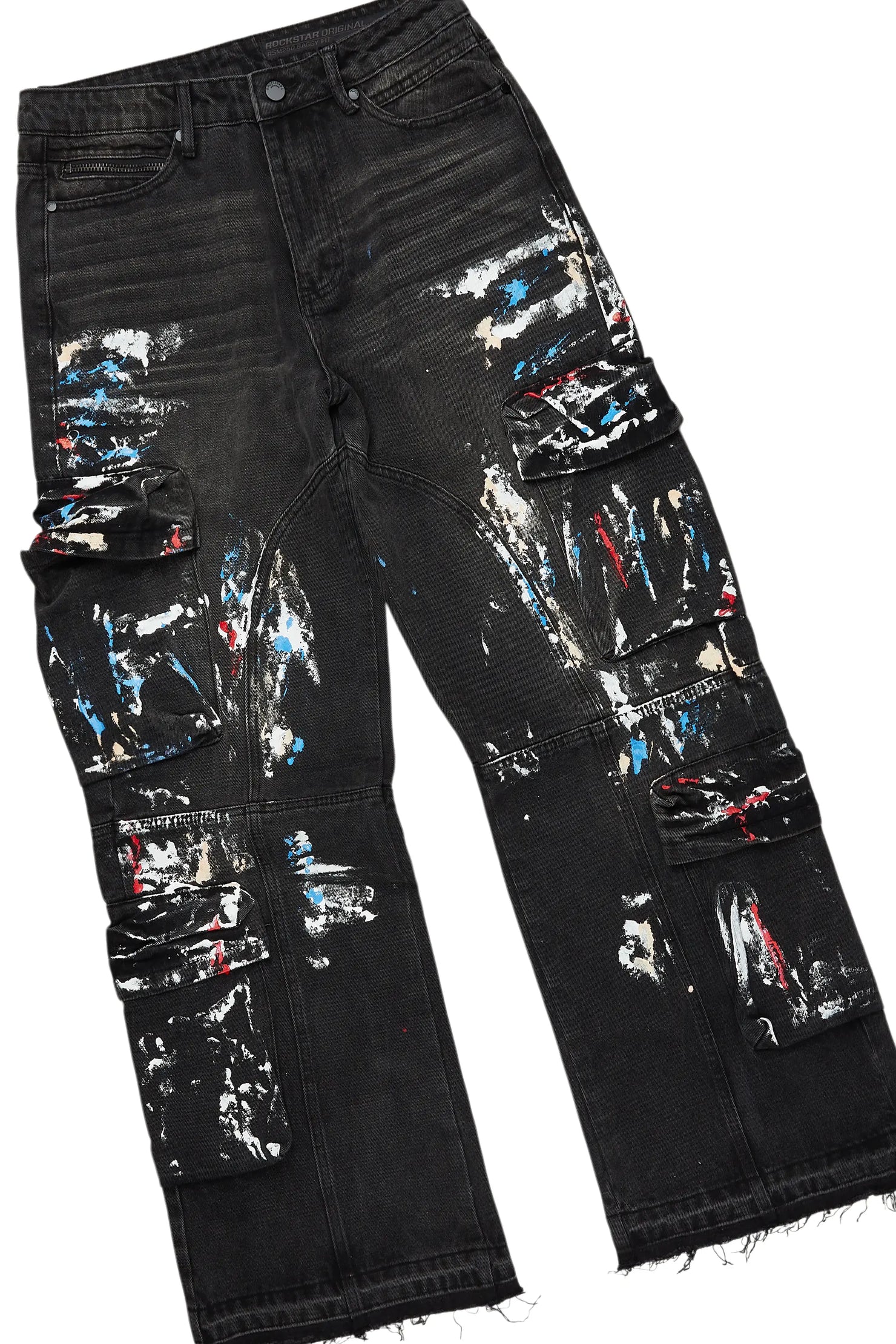 Danby Black Long Sleeve T-Shirt/Baggy Cargo Jean Bundle