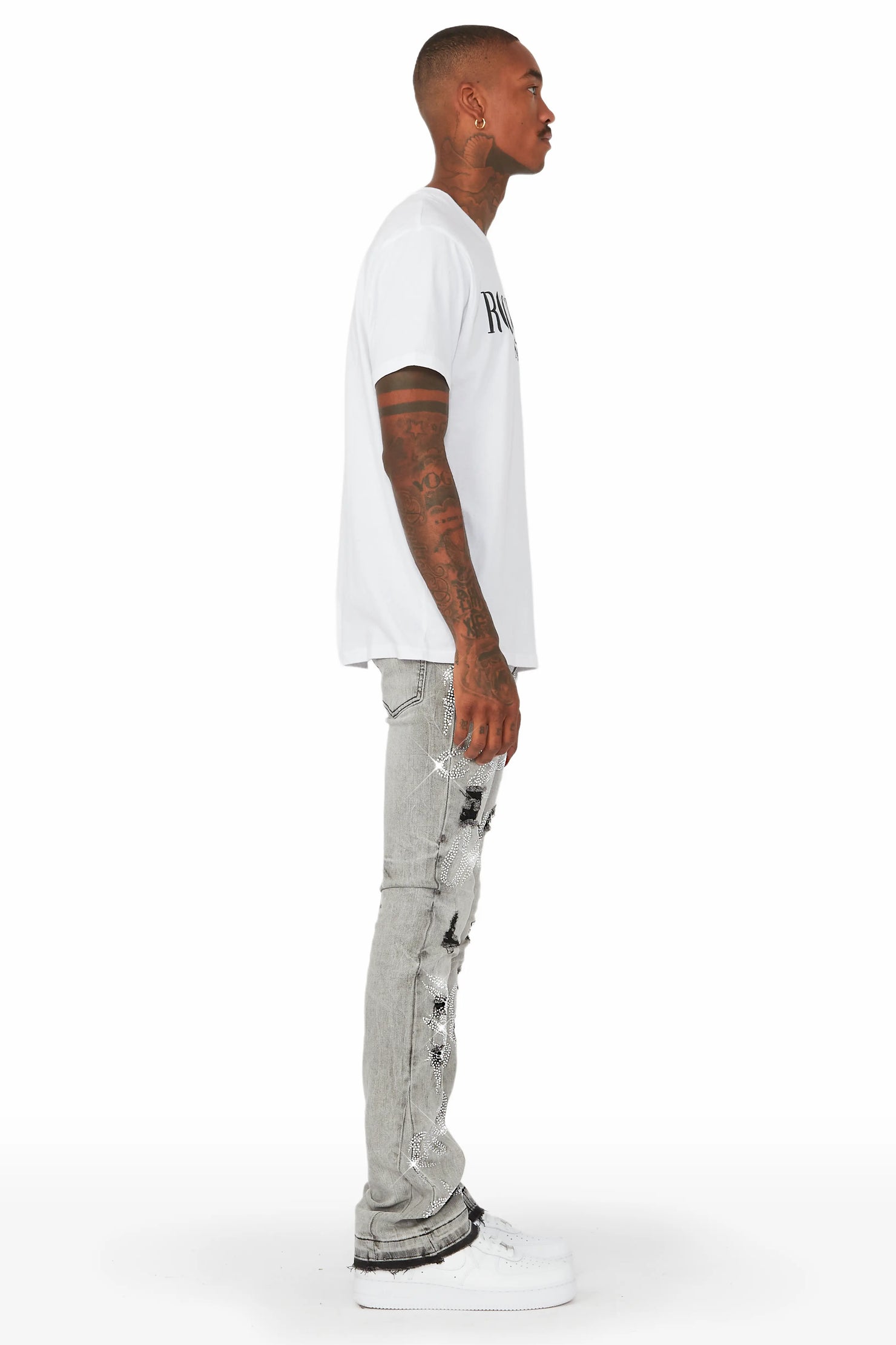 Cato Graphic Flare Jean- Grey