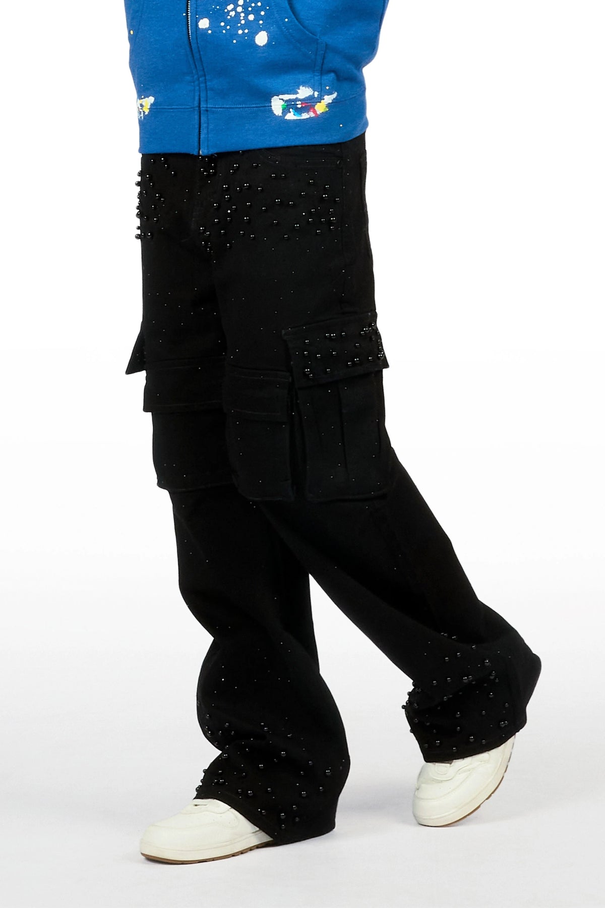 Boys Bryx Black Pearl Baggy Fit Jean