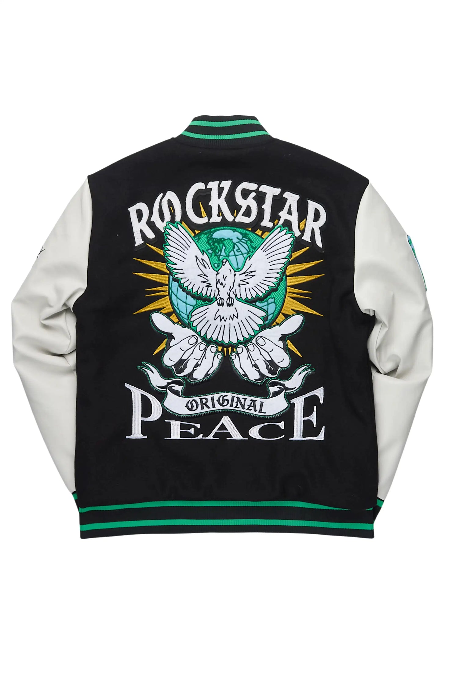 Warpath Black Varsity Jacket
