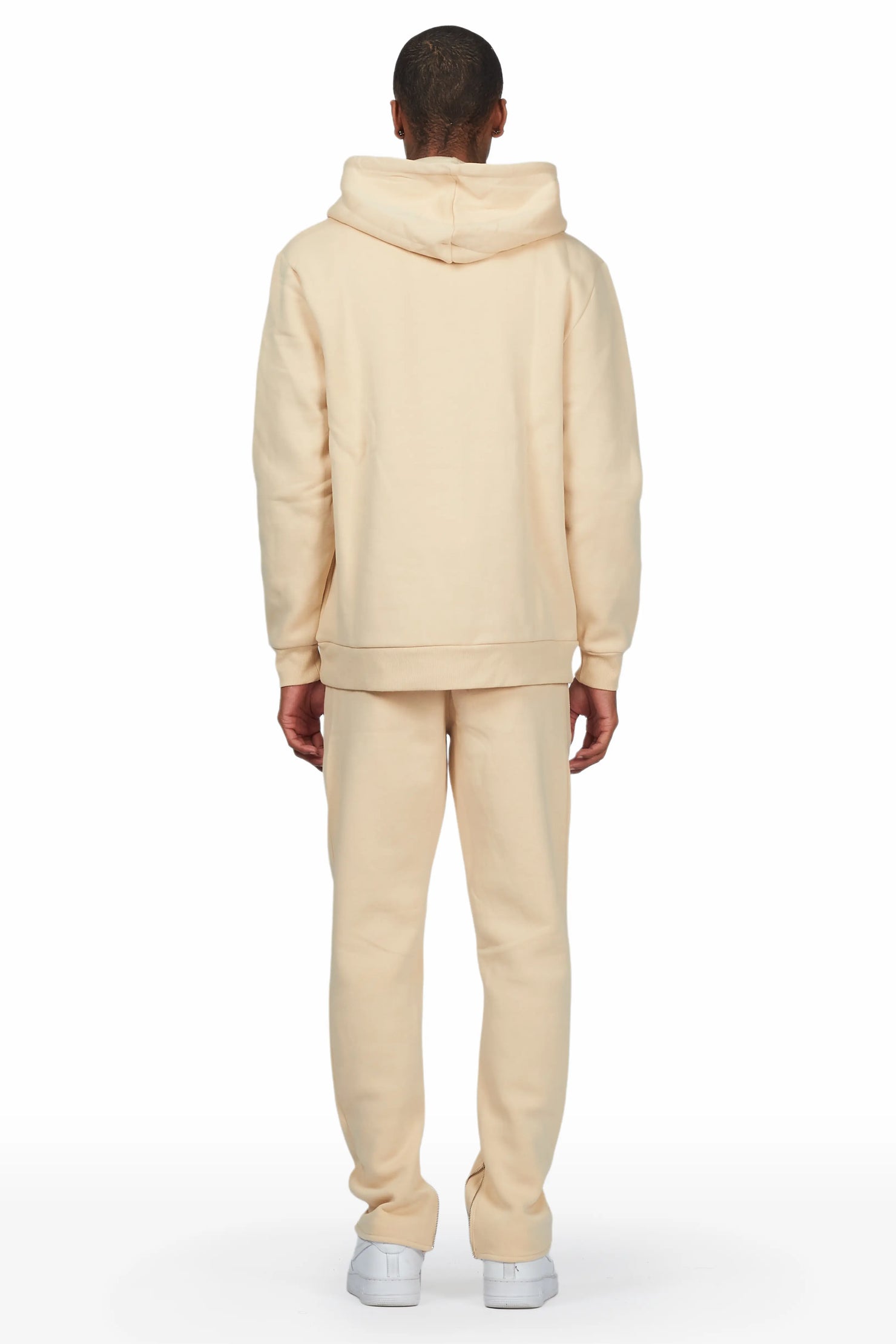 Rory Beige Hoodie Slim Fit Track Set