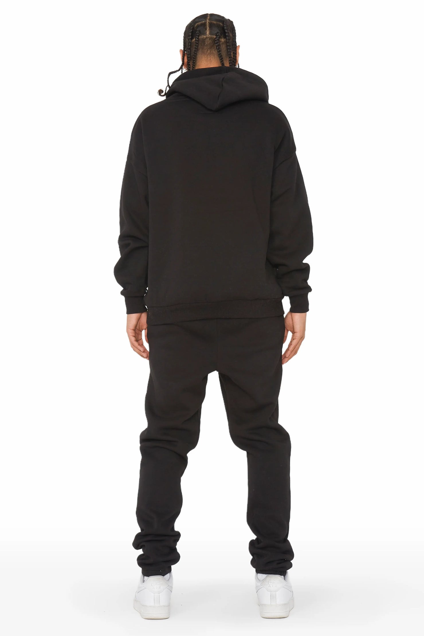 Raffer Black Relaxed Fit Track Set