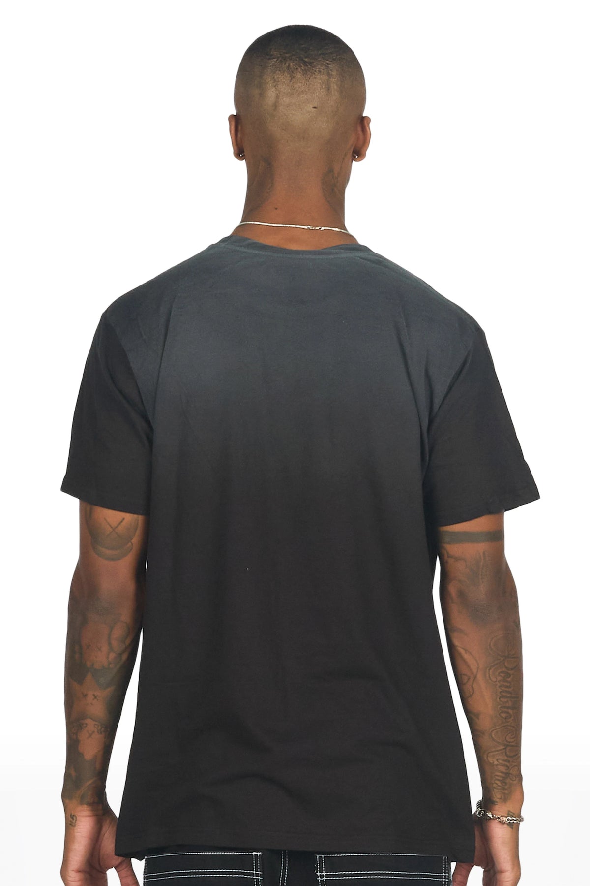 Antron Black Oversized Graphic T-Shirt