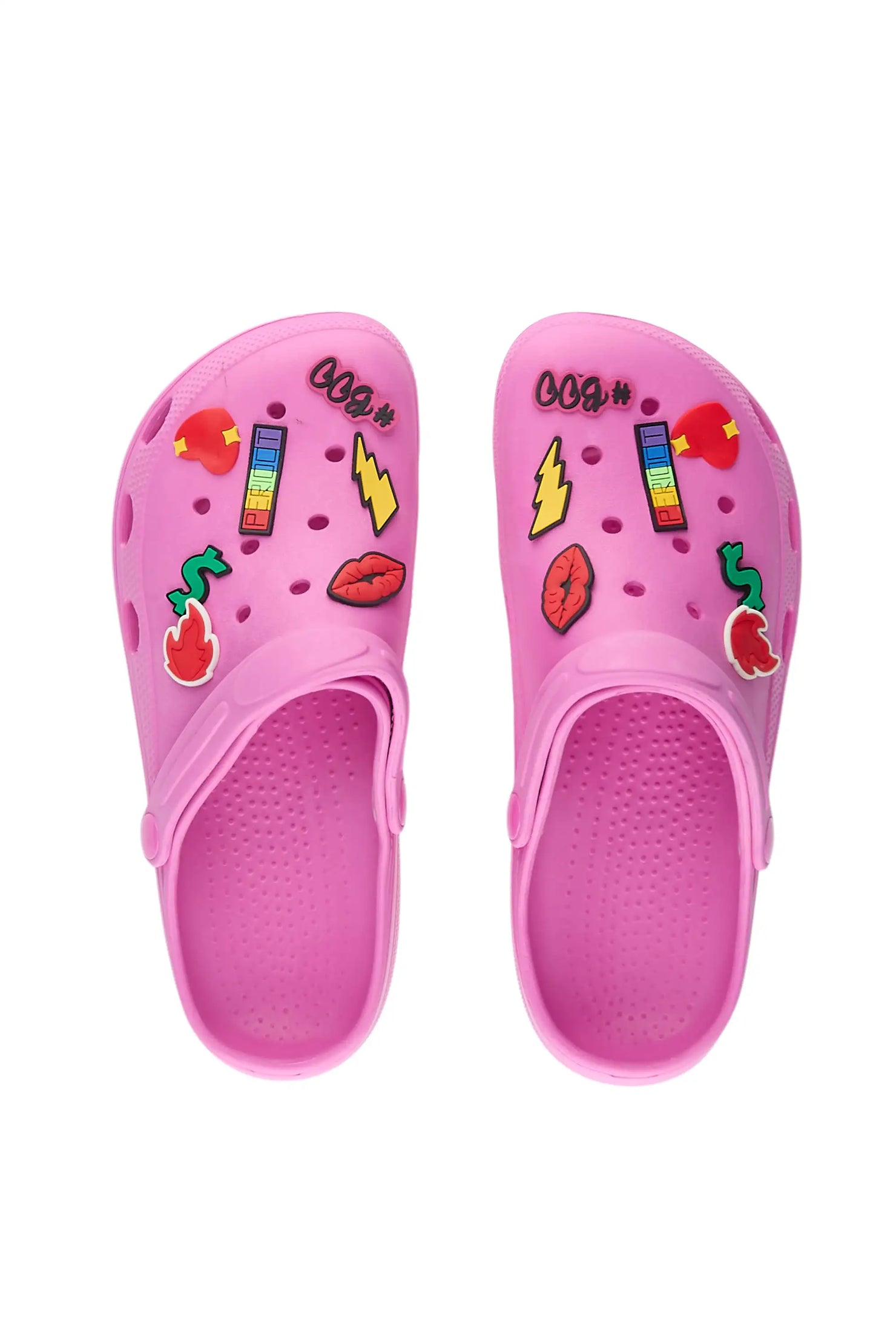 Lateisha Pink Mule Clogs