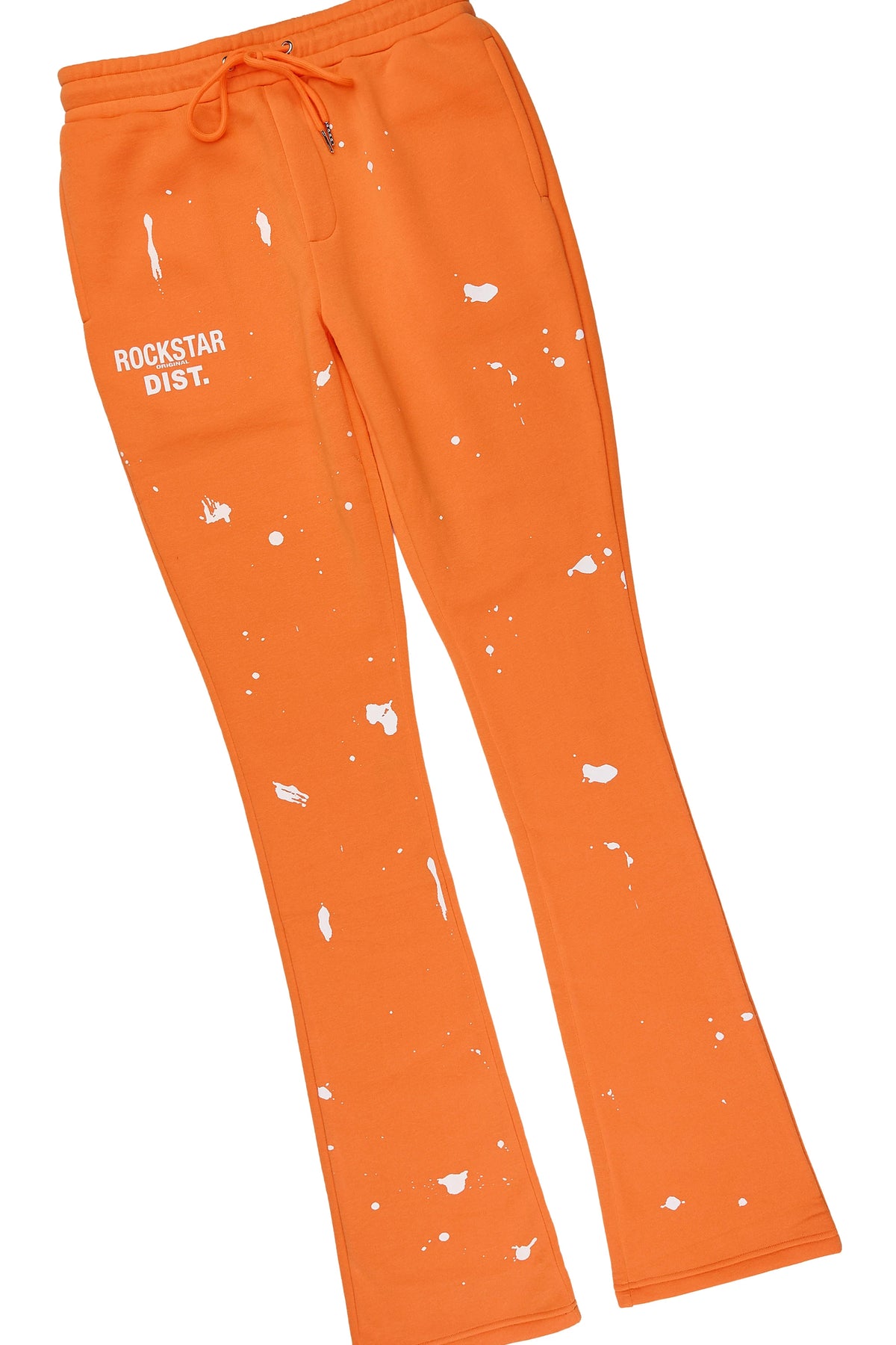 Zip Up Orange Raffer Hoodie/Stacked Track Set