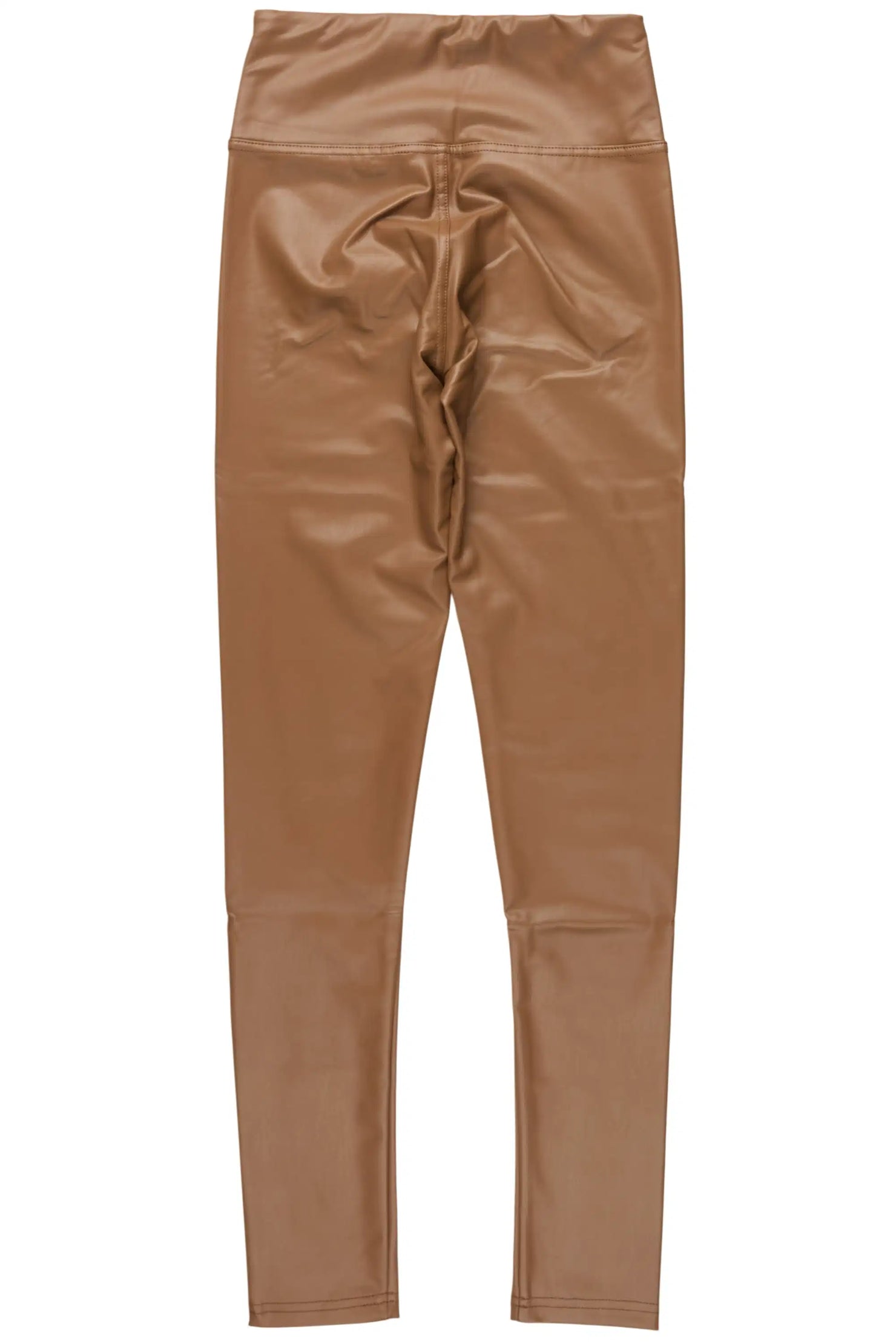 Milette Brown Faux Leather Legging