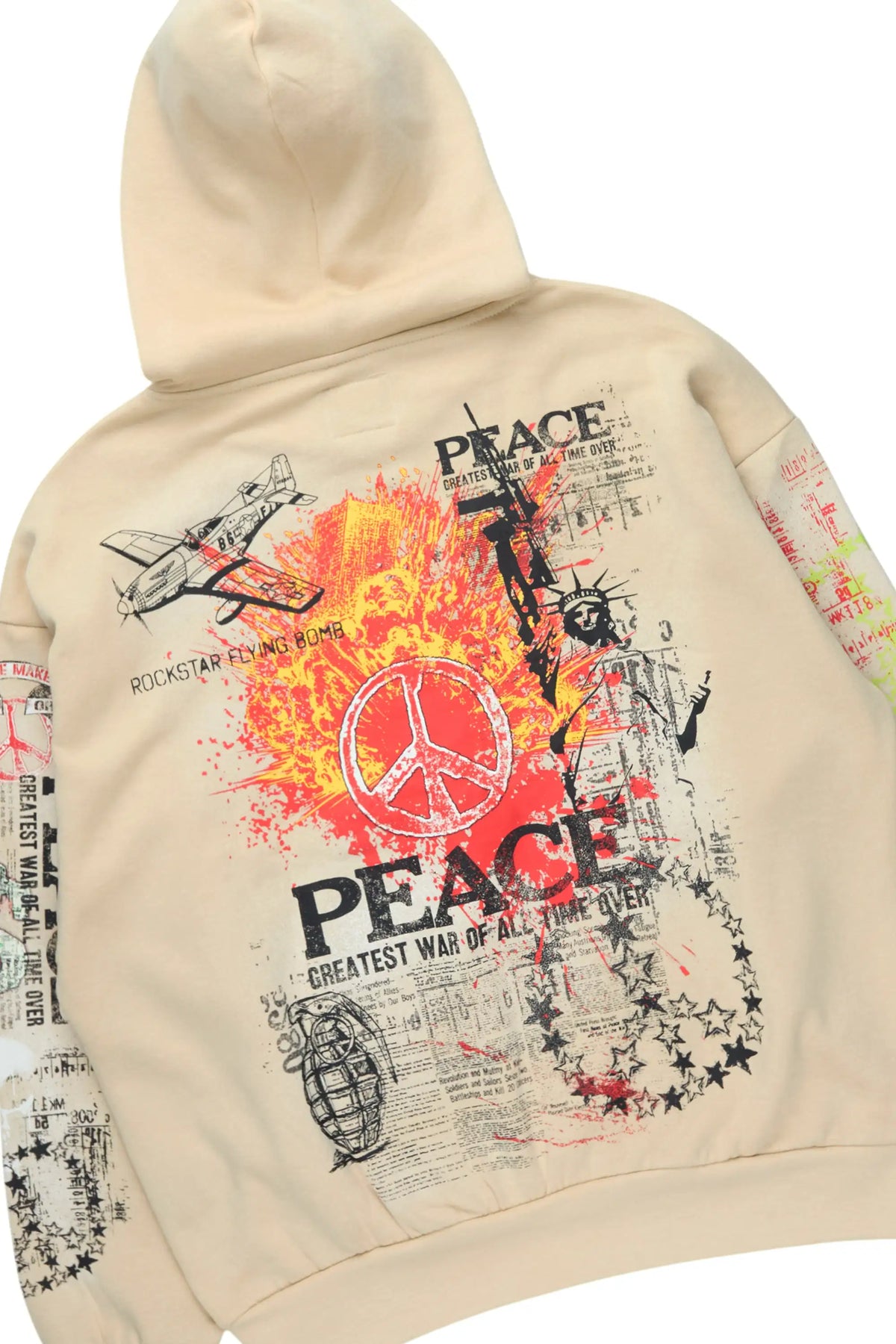 Seiko Beige Graphic Hoodie