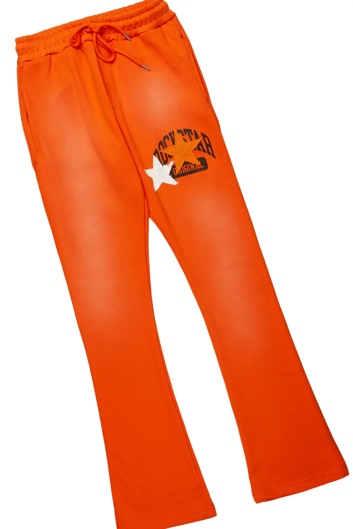 Mallor White/Orange T-Shirt/Stacked Track Set