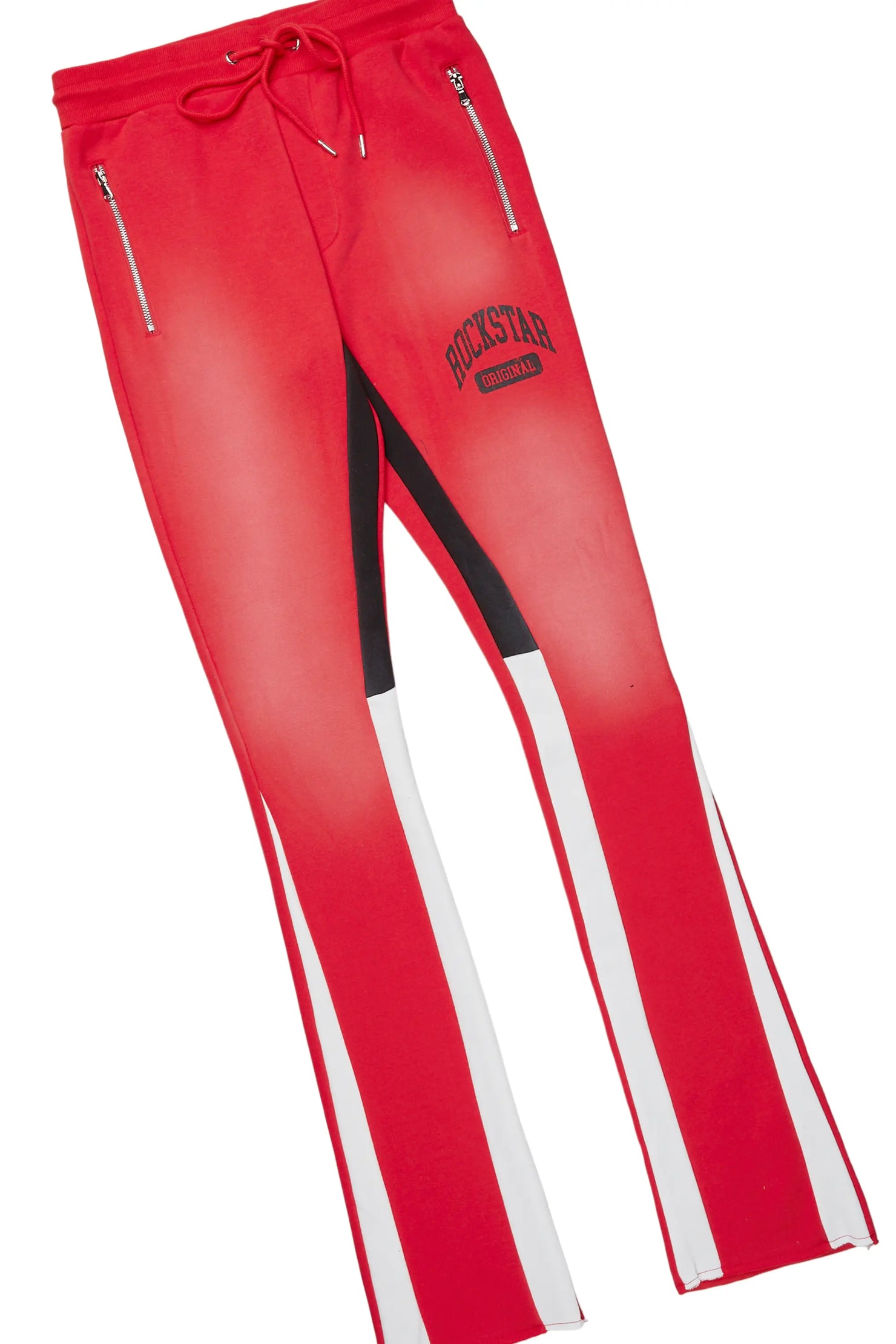 Members Black/Red T-Shirt/Stacked Flare Pant Set