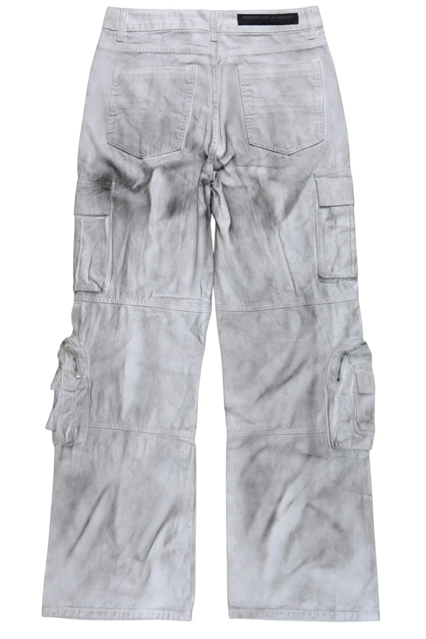 Ermis Dirty White Baggy Jeans