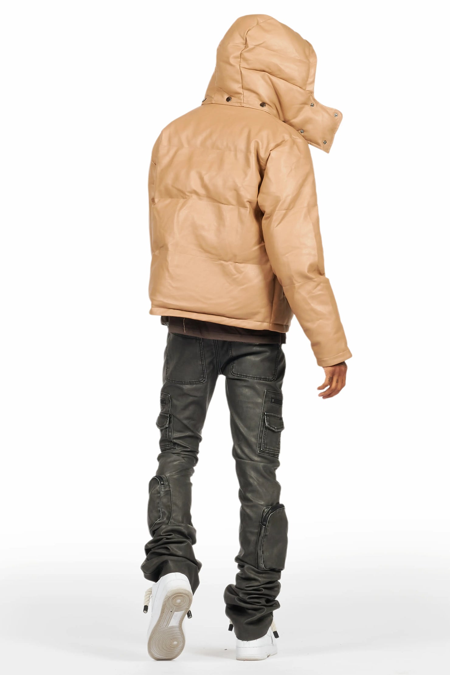 Kensen Beige Puffer Jacket
