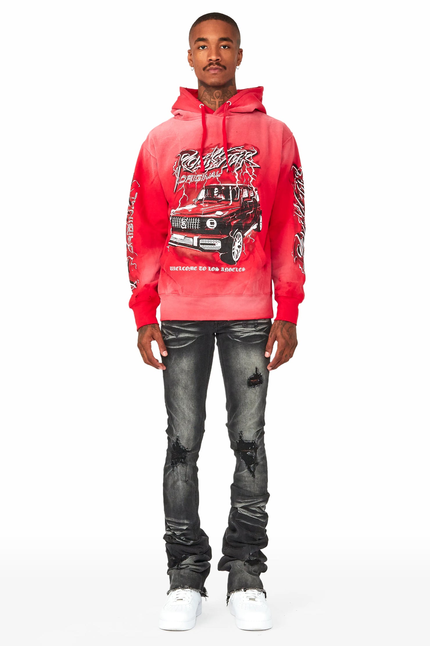 Hai Red Graphic Hoodie