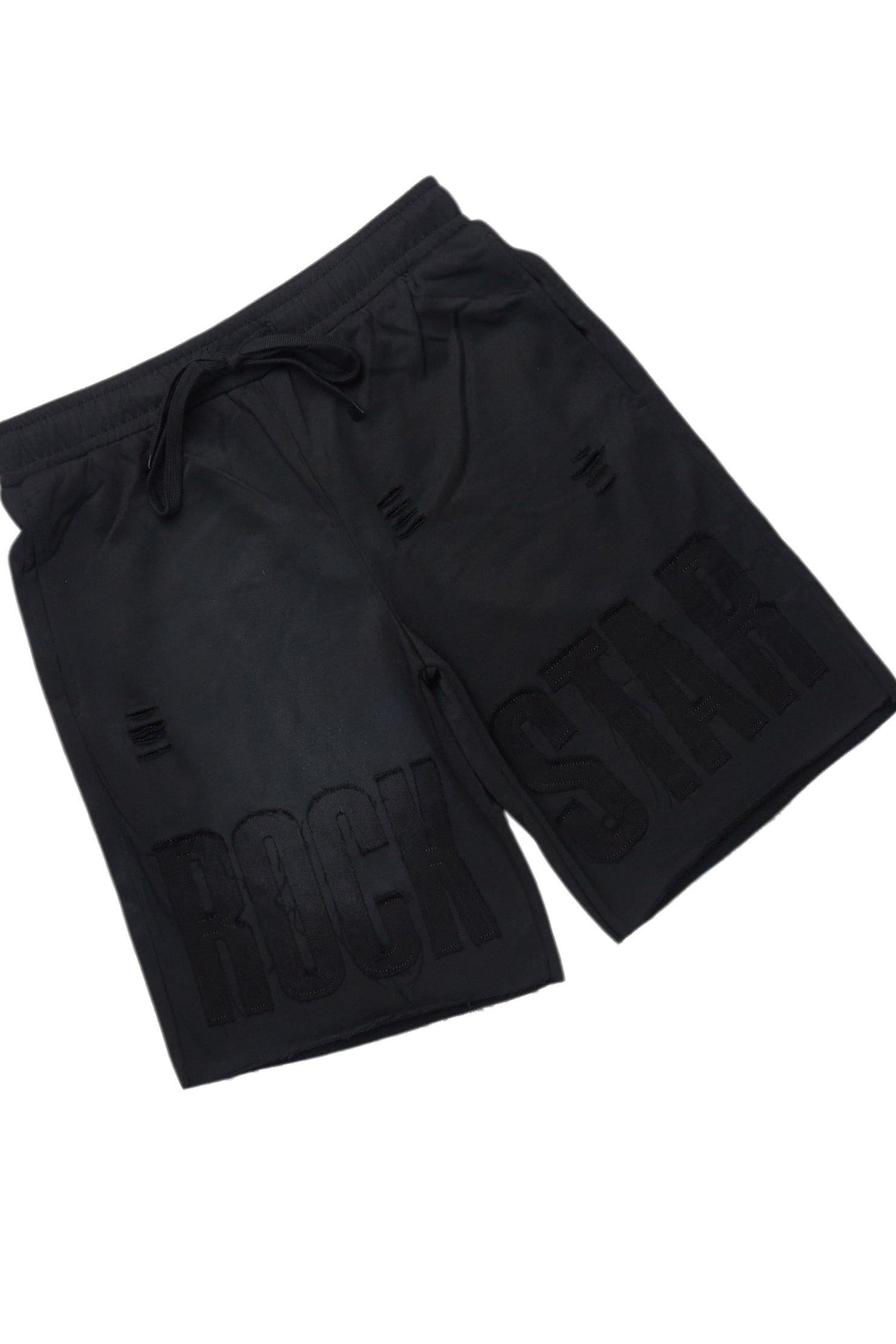 Shantrice Black T-Shirt Short Set