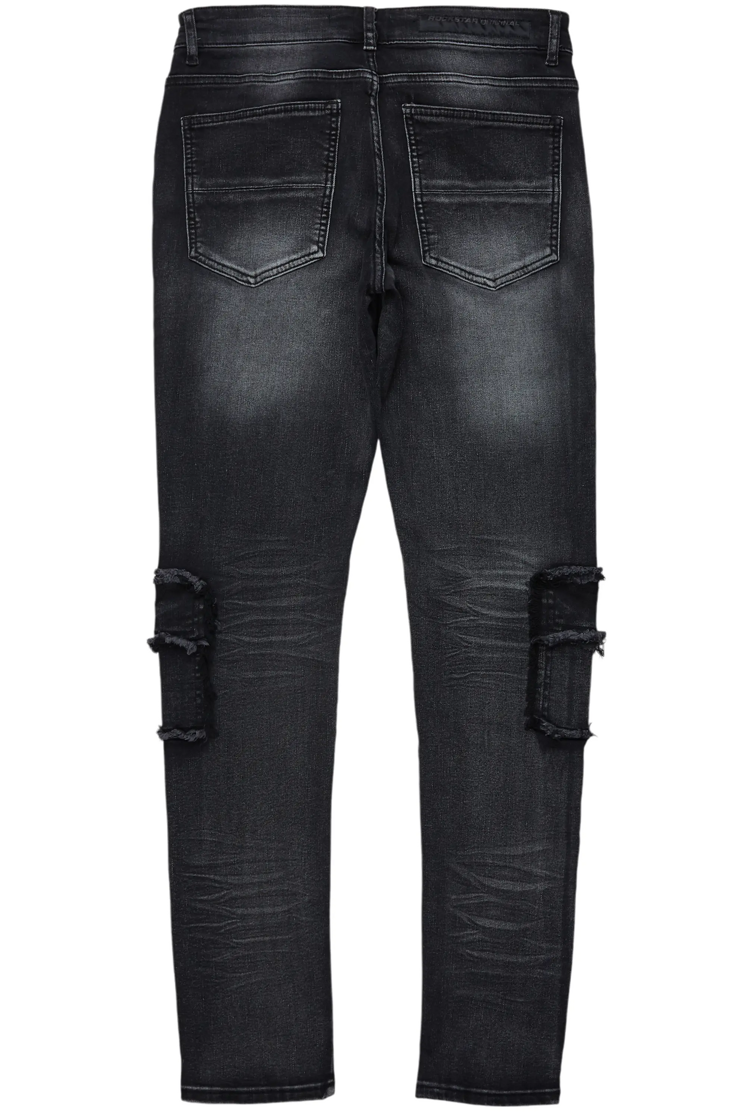 Tyrell Dark Grey Skinny Fit Cargo Jean
