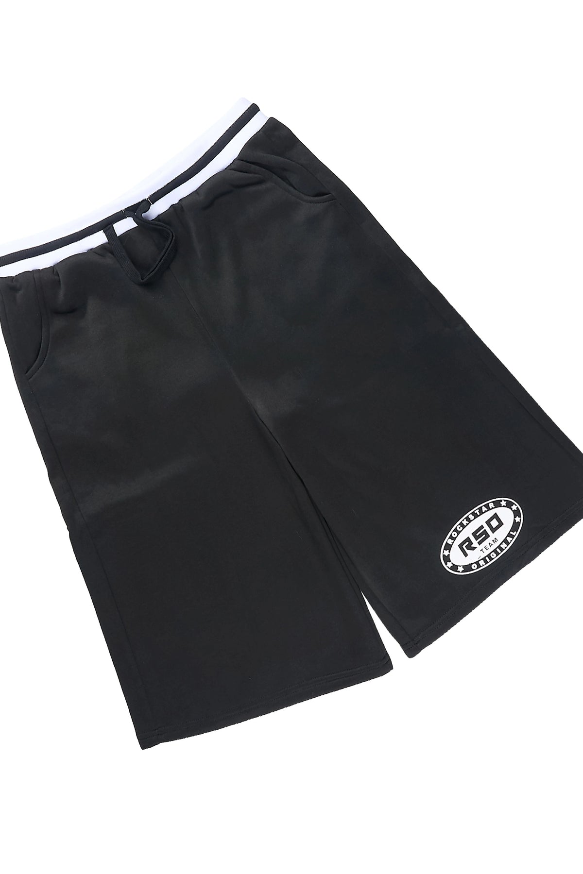 Boys Amos Black Oversized T-Shirt/Short Set