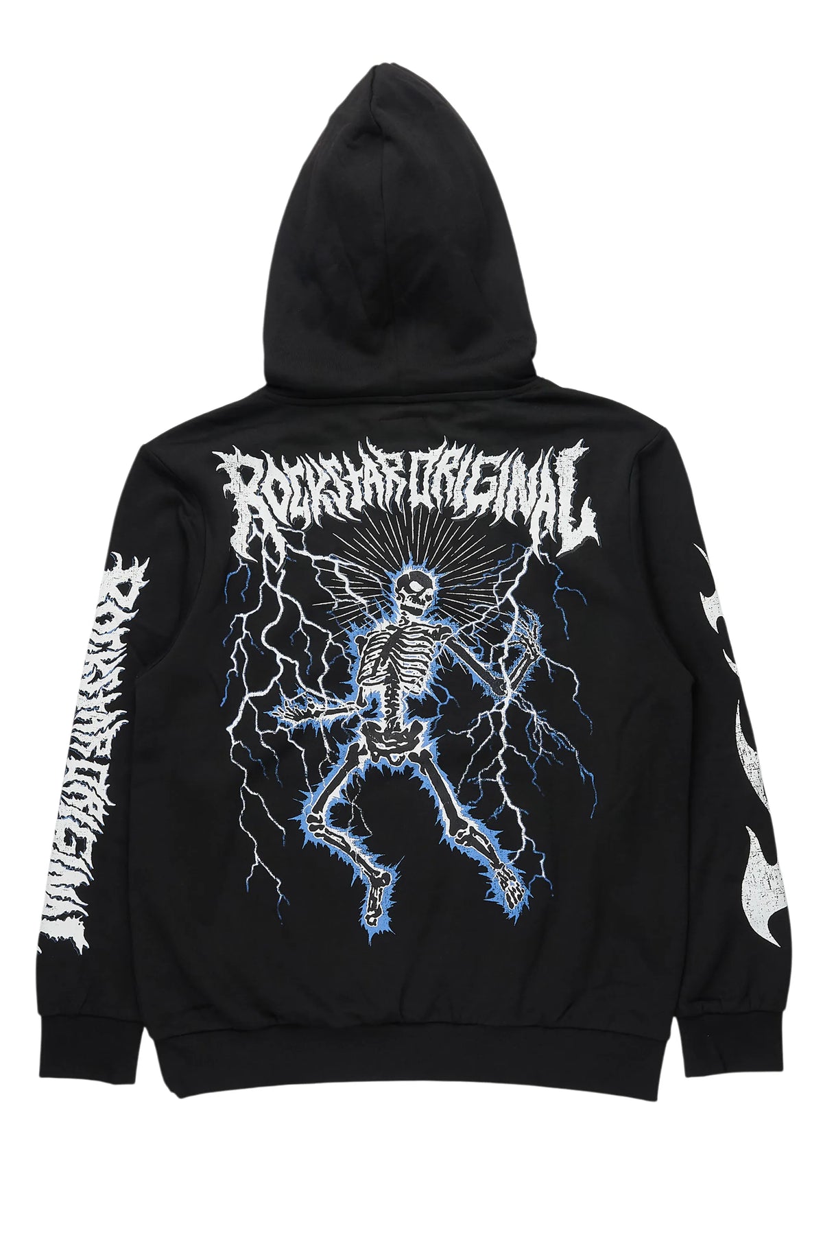 Deathrow Black Graphic Hoodie