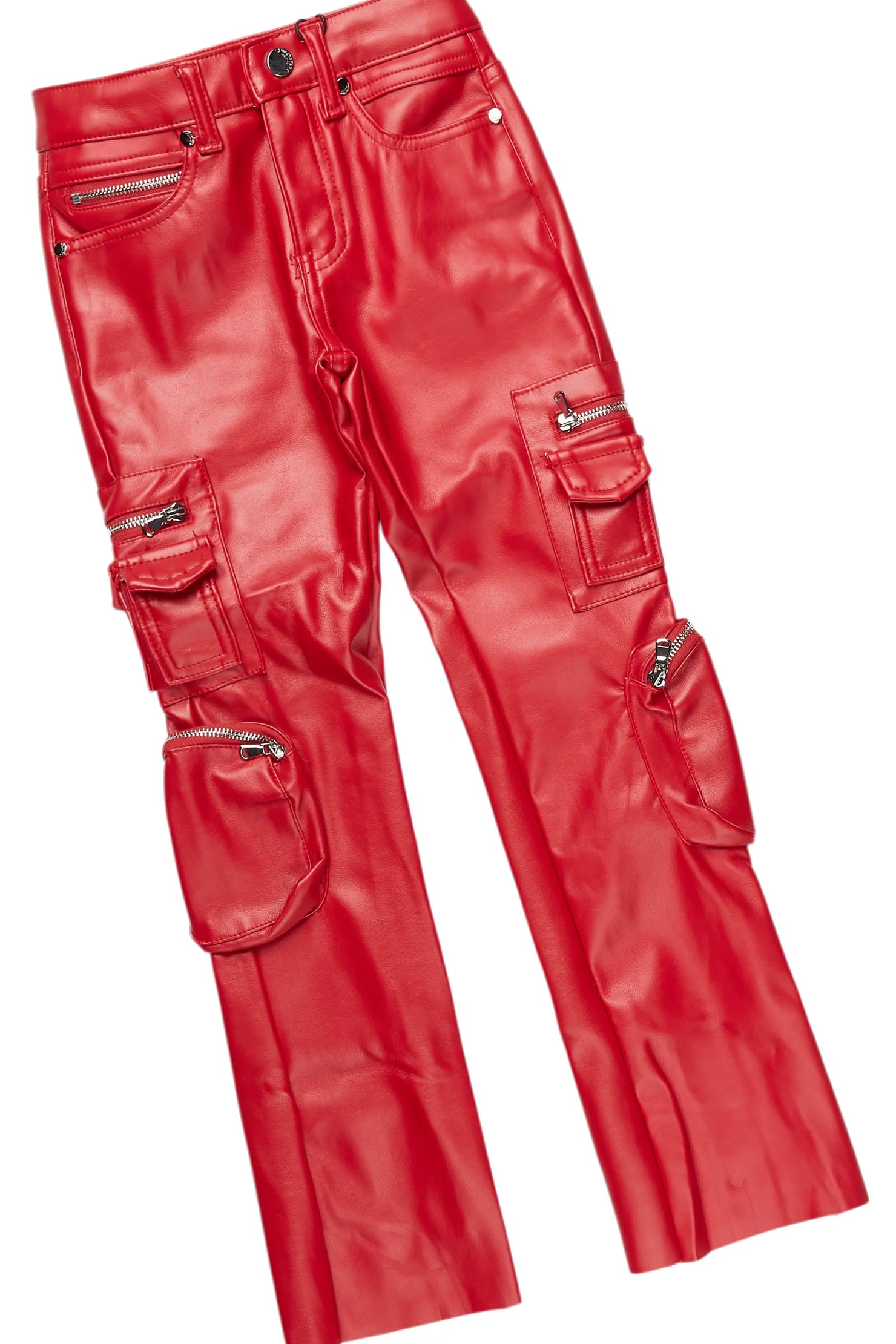 Boys Omer Heather Grey T-Shirt/Stacked Flare Jean Set