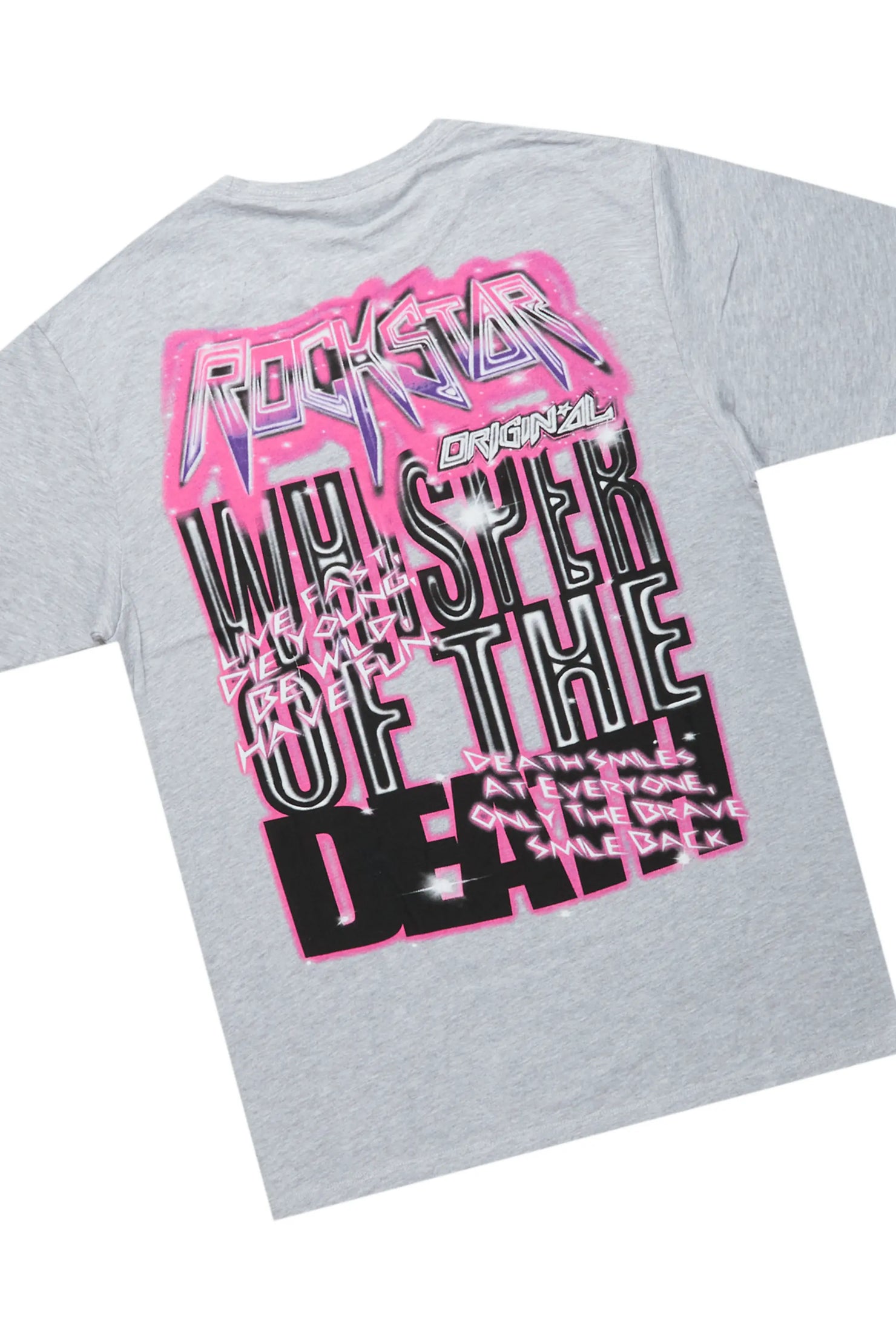 Obern Grey T-Shirt & Sarg Black Stacked Flare Jean Bundle