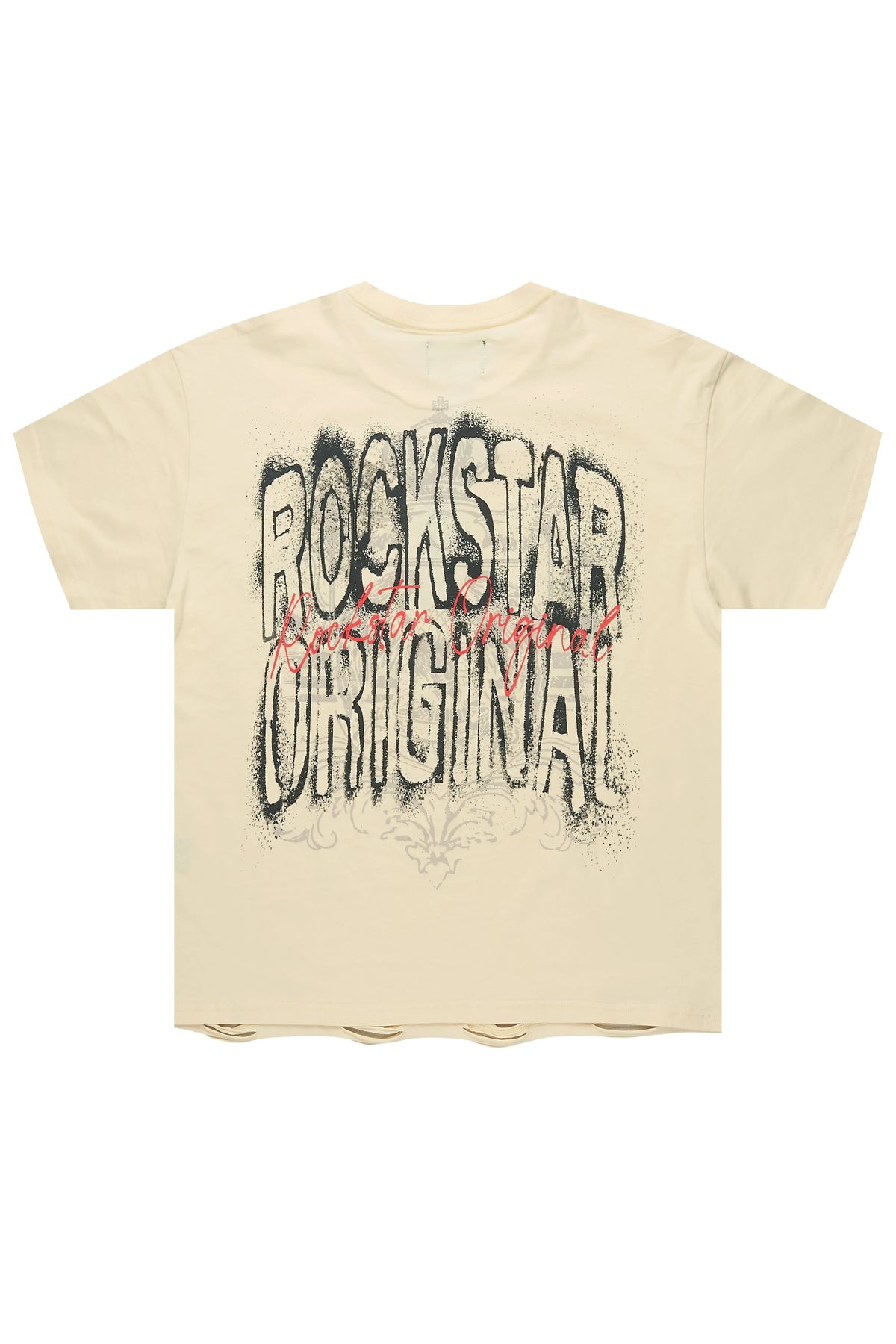 Irix Beige Oversized Graphic T-Shirt