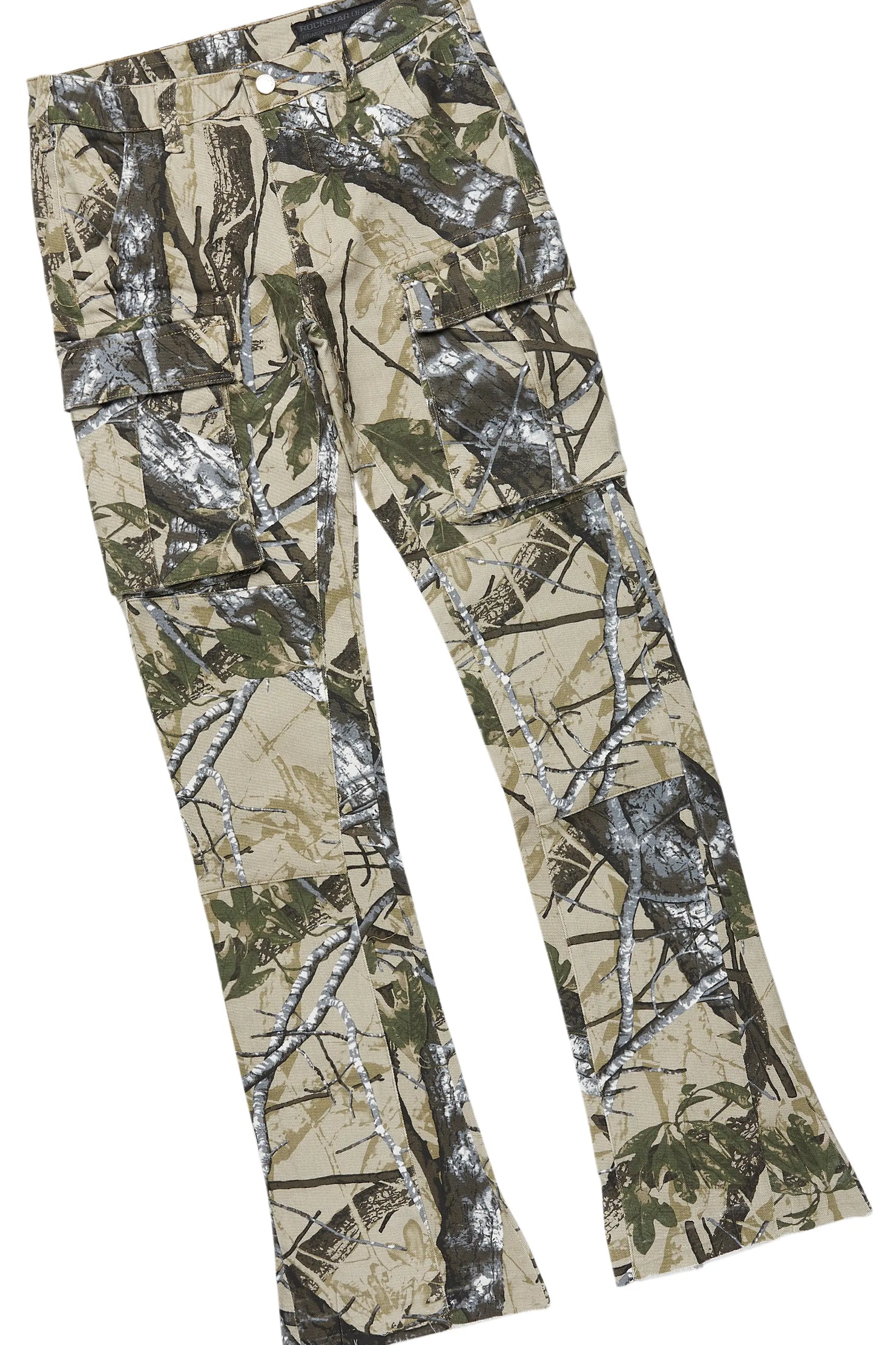 Lake Khaki Hoodie/Stacked Flare Jean Bundle