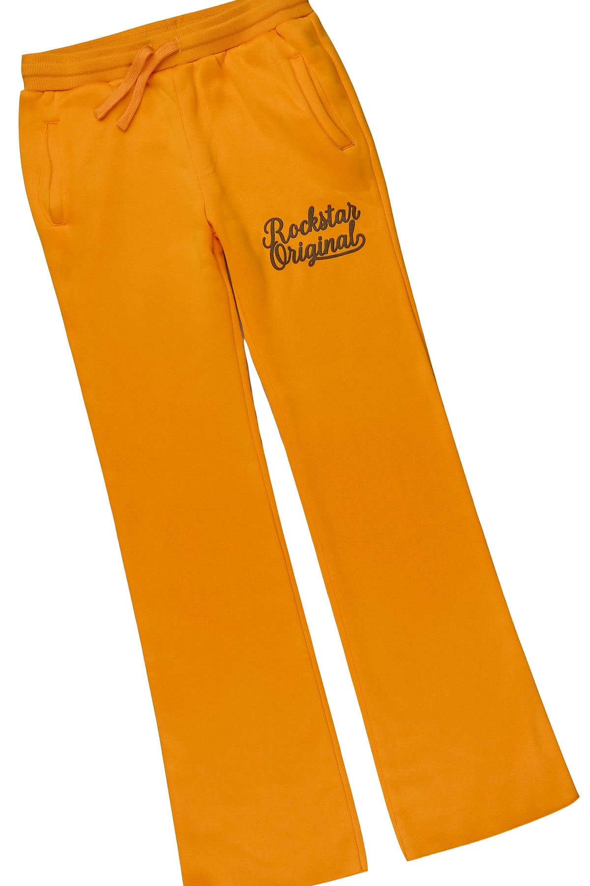 Boys Hinter Orange/Brown Hoodie Stacked Track Set
